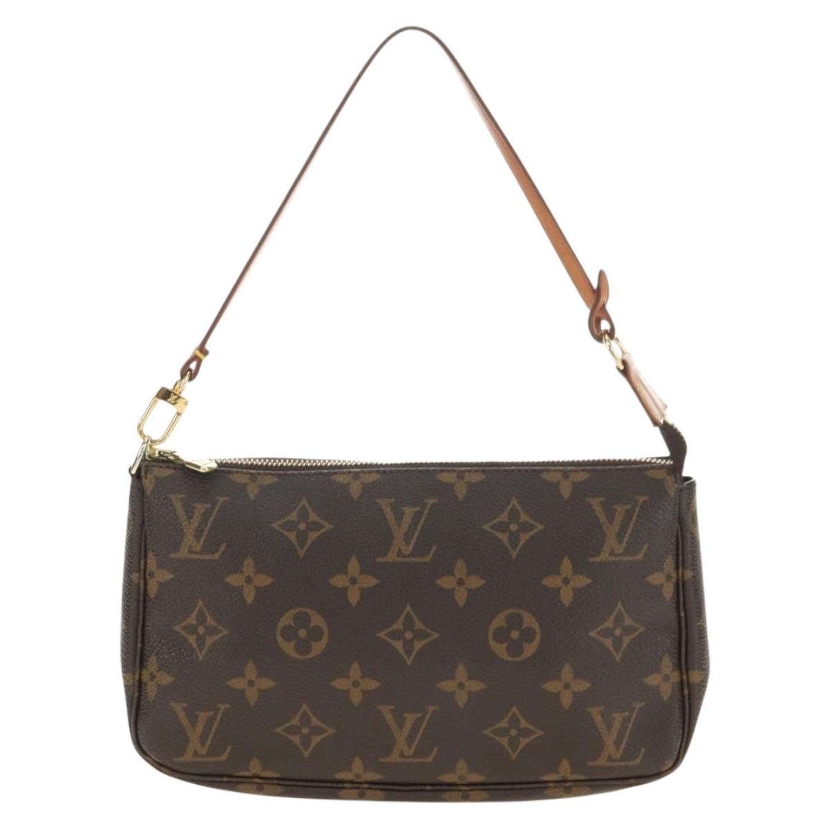 LOUIS VUITTON Monogram Pochette Accessoires Pouch M51980 LV Auth ka4644V