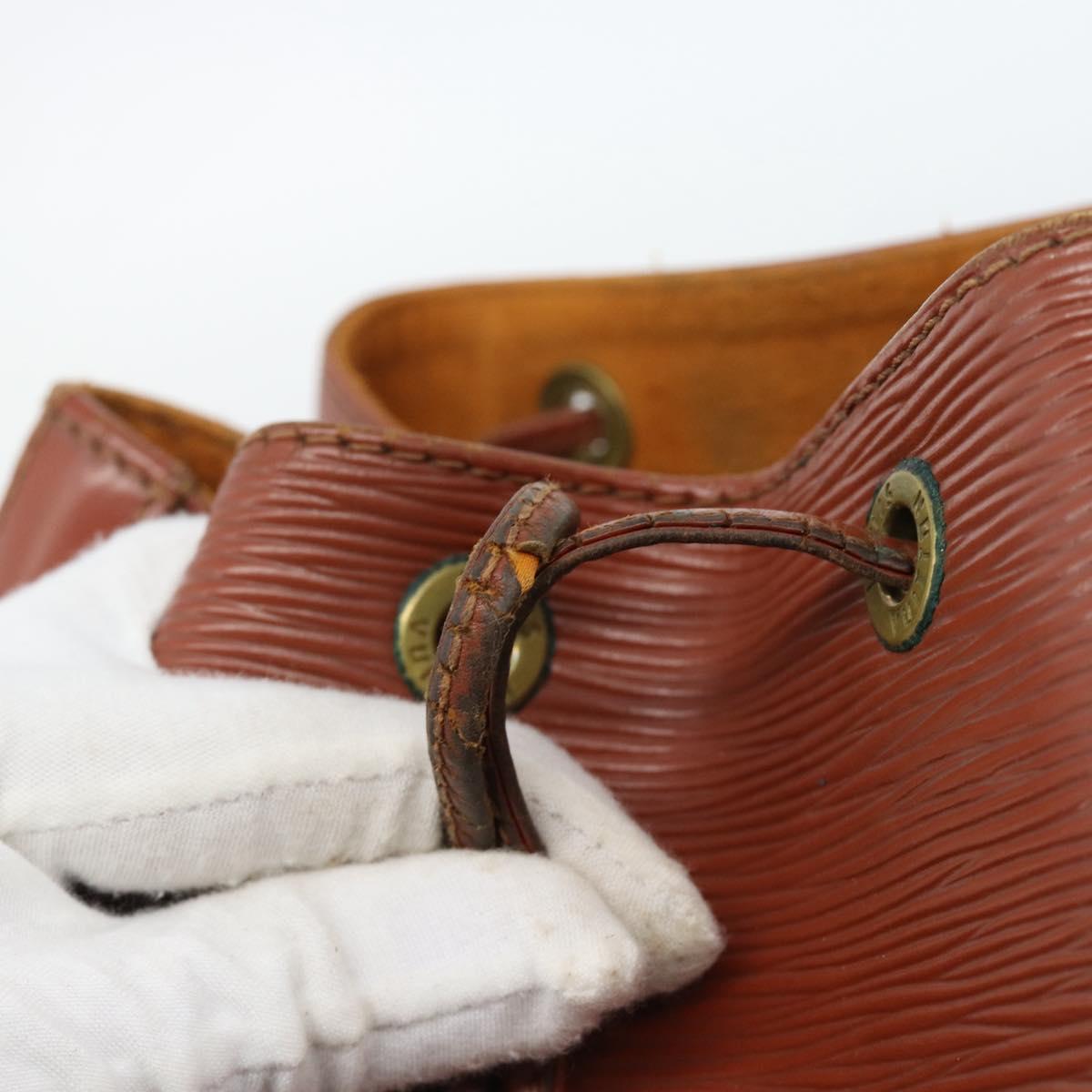 LOUIS VUITTON Epi Noe Shoulder Bag Brown M44028 LV Auth ka4650