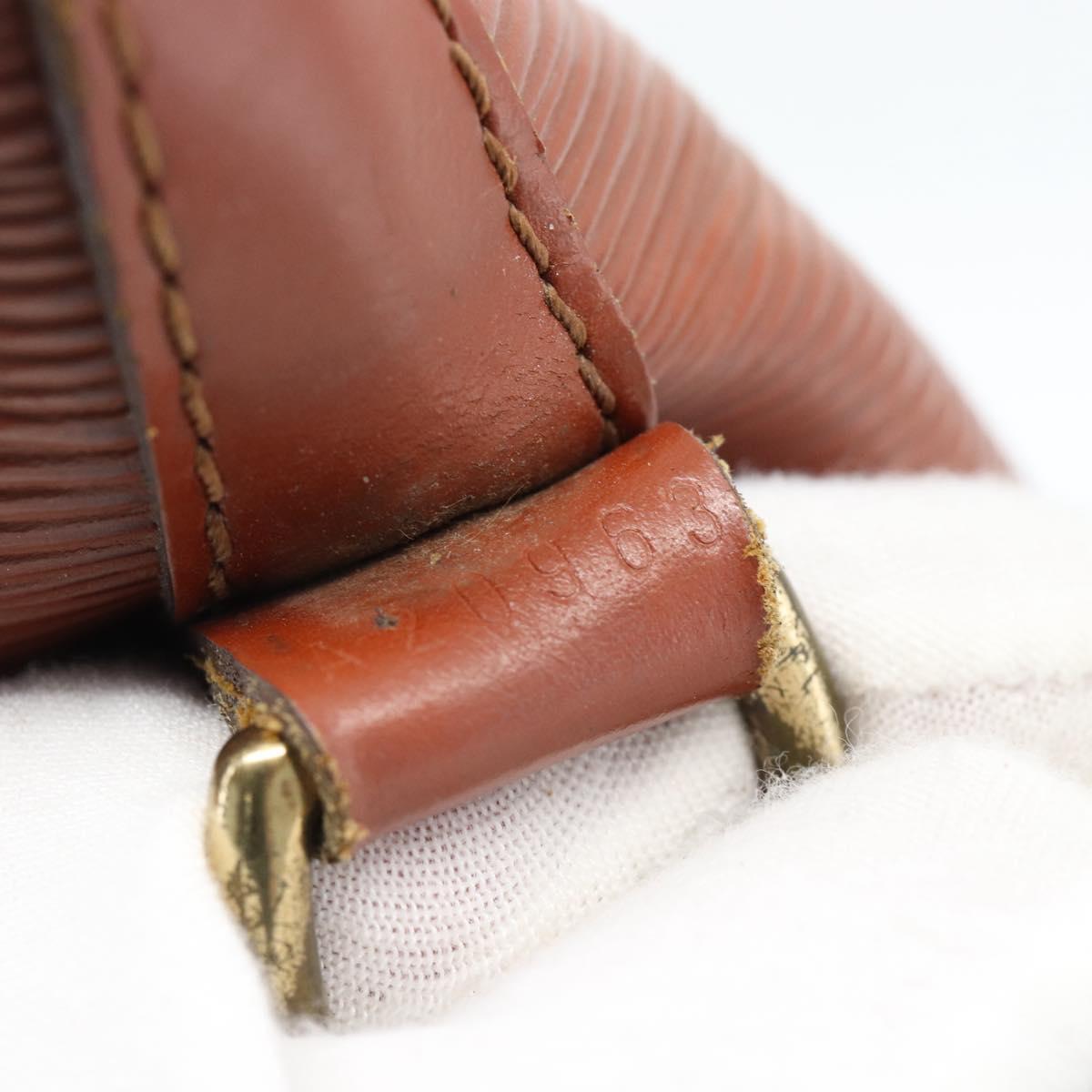 LOUIS VUITTON Epi Noe Shoulder Bag Brown M44028 LV Auth ka4650