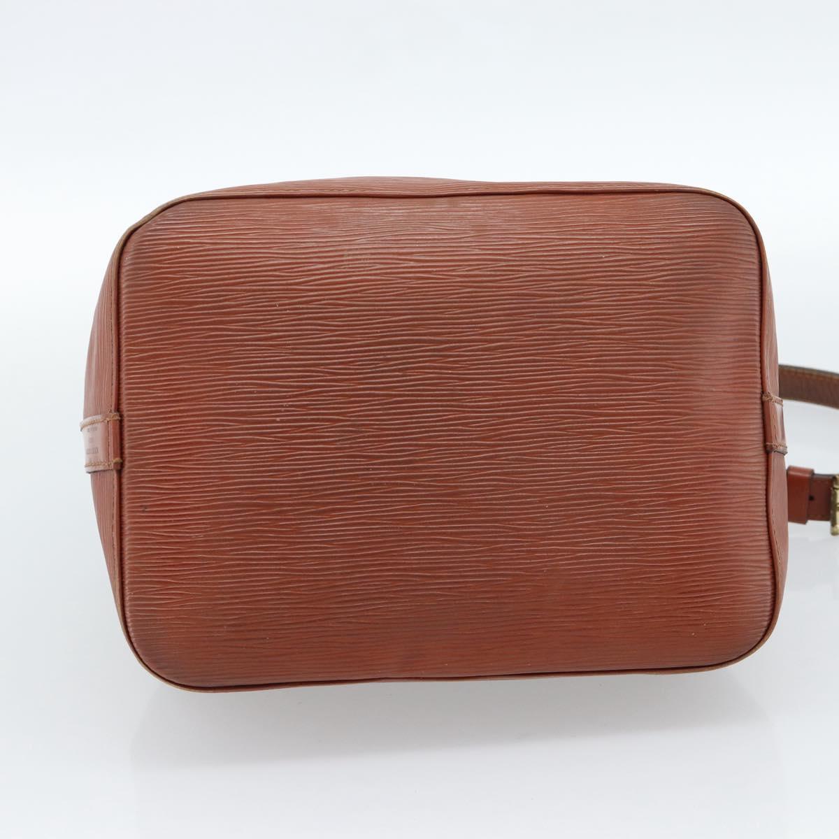 LOUIS VUITTON Epi Noe Shoulder Bag Brown M44028 LV Auth ka4650