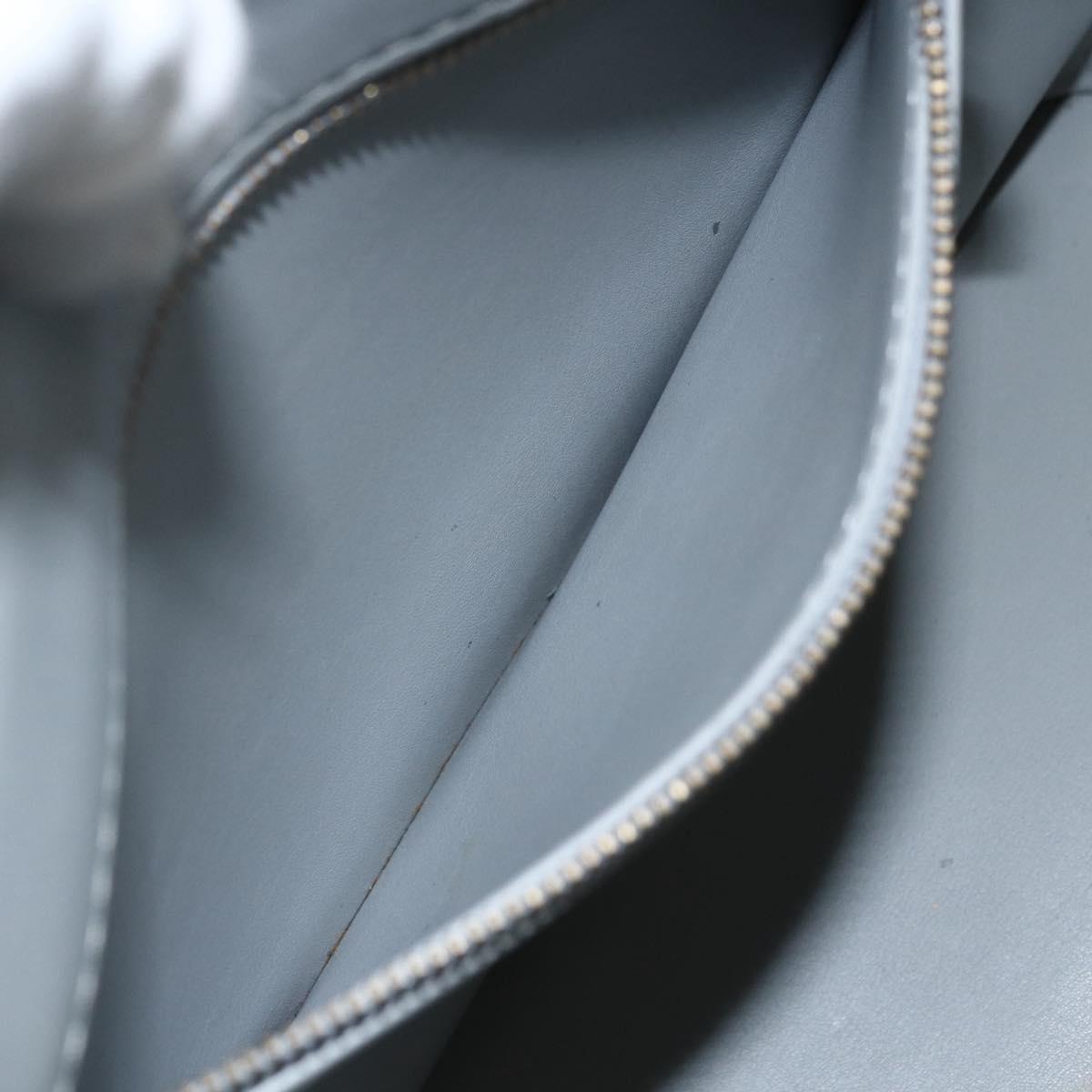 LOUIS VUITTON Monogram Vernis Houston Hand Bag Gris M91053 LV Auth ka466