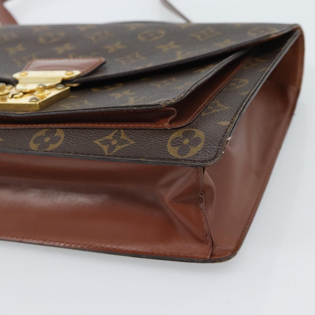 LOUIS VUITTON Monogram Monceau 28 Hand Bag M51185 LV Auth ka4666