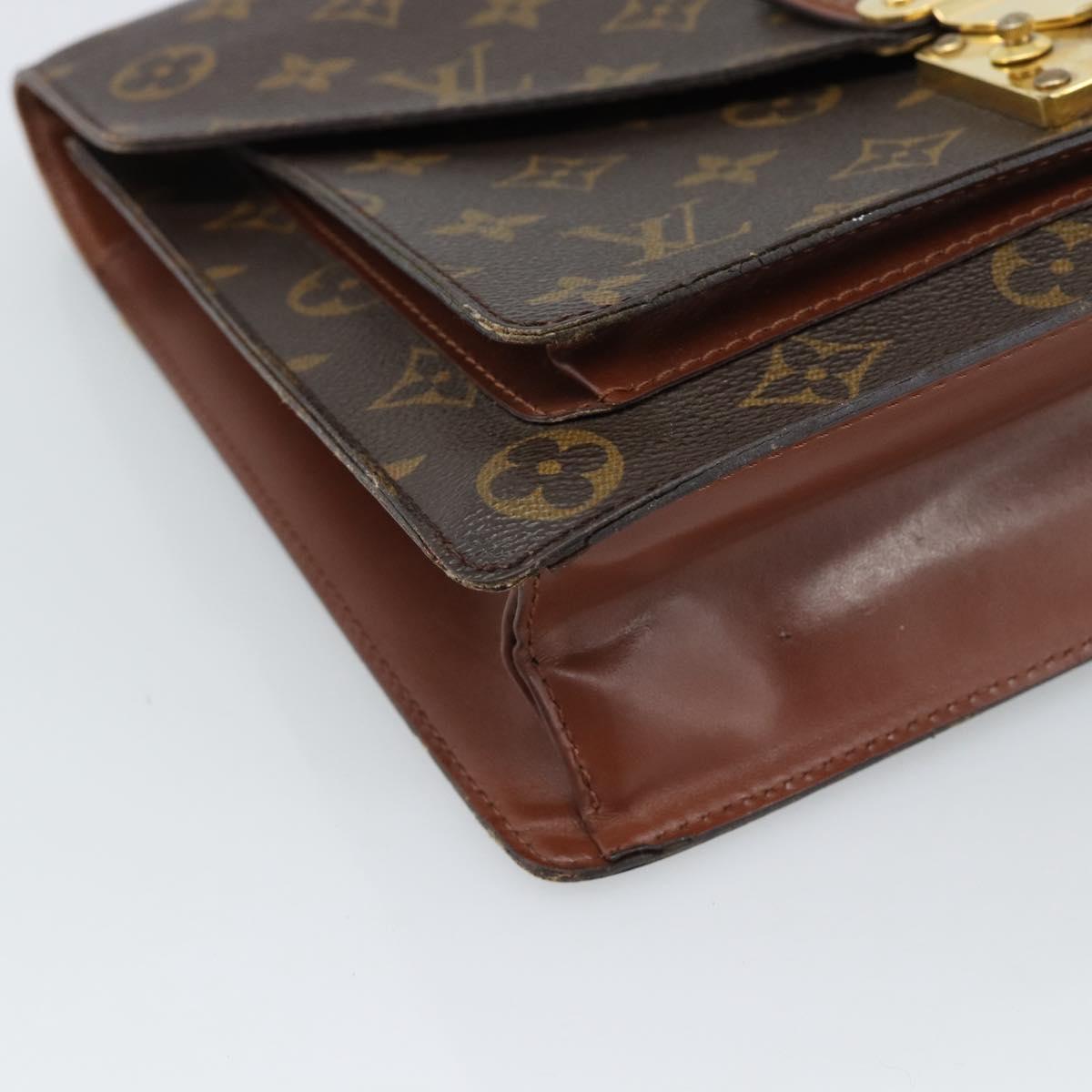 LOUIS VUITTON Monogram Monceau 28 Hand Bag M51185 LV Auth ka4666