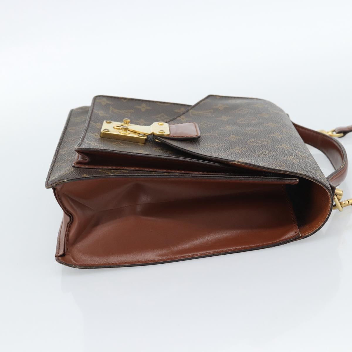 LOUIS VUITTON Monogram Monceau 28 Hand Bag M51185 LV Auth ka4666