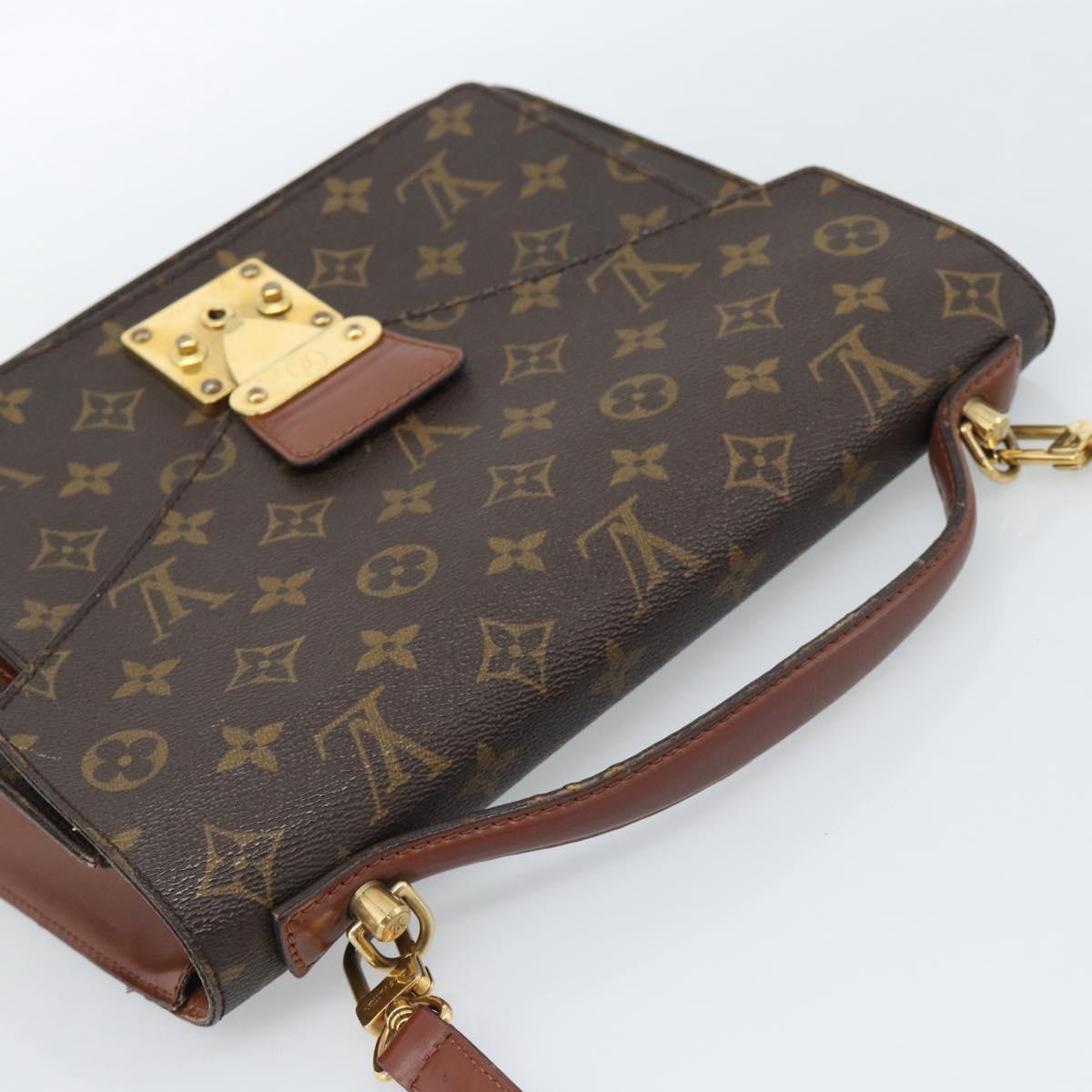 LOUIS VUITTON Monogram Monceau 28 Hand Bag M51185 LV Auth ka4666