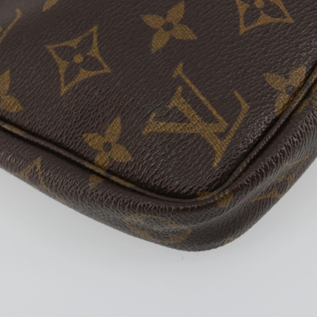 LOUIS VUITTON Monogram Pochette Accessoires Pouch M51980 LV Auth ka4674