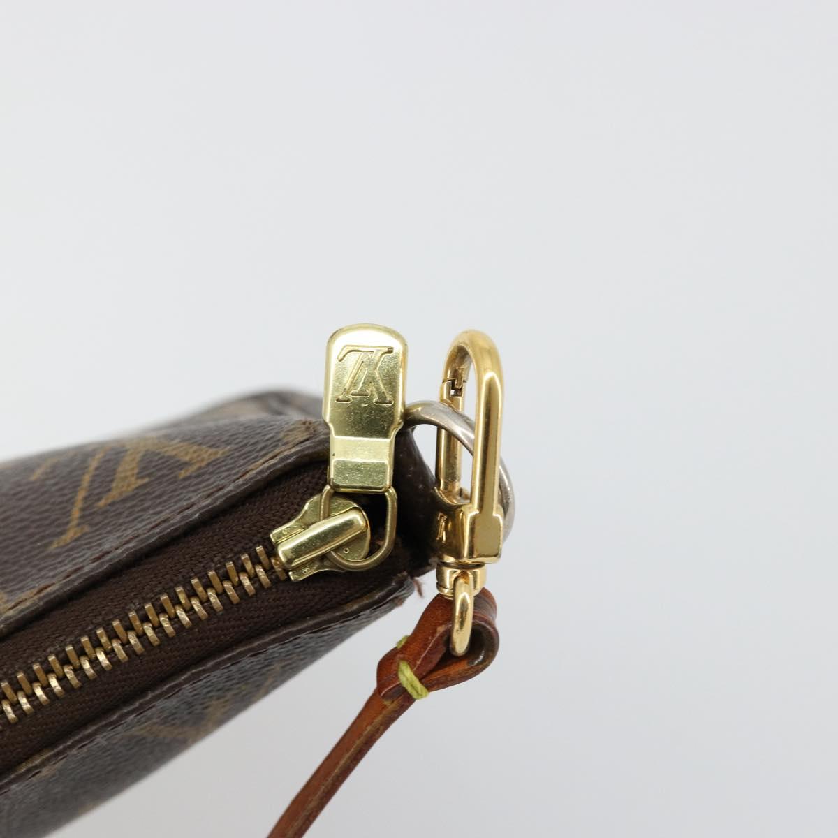 LOUIS VUITTON Monogram Pochette Accessoires Pouch M51980 LV Auth ka4674