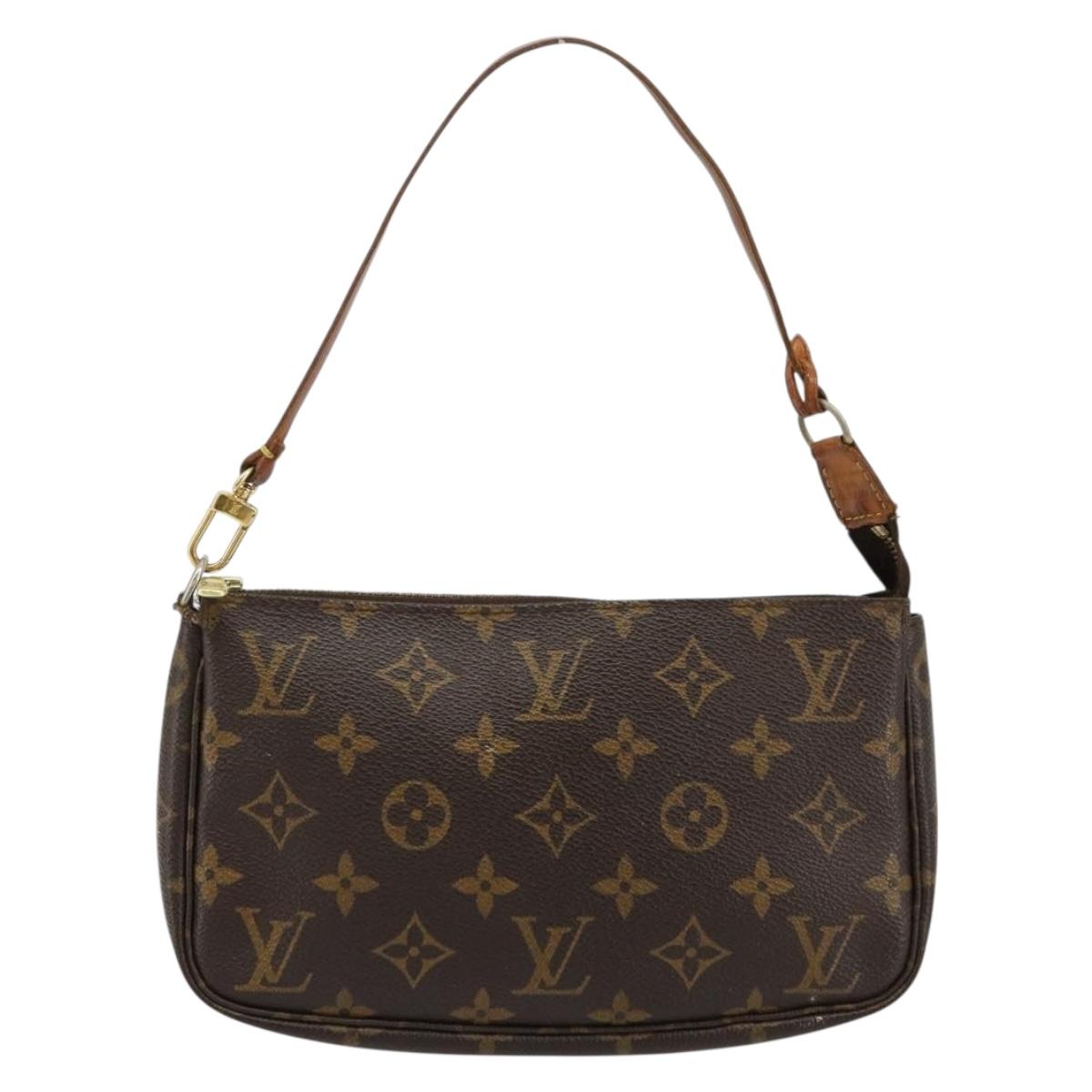 LOUIS VUITTON Monogram Pochette Accessoires Pouch M51980 LV Auth ka4674