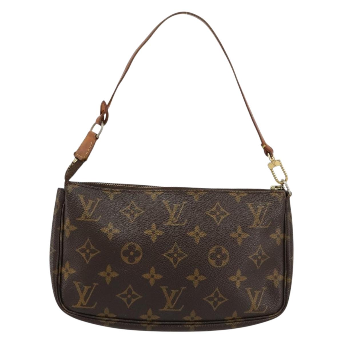 LOUIS VUITTON Monogram Pochette Accessoires Pouch M51980 LV Auth ka4674