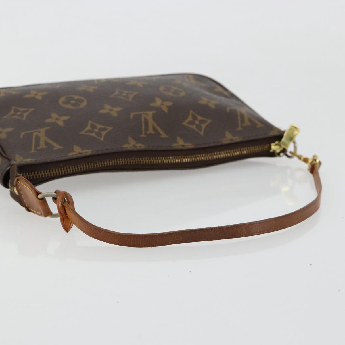 LOUIS VUITTON Monogram Pochette Accessoires Pouch M51980 LV Auth ka4674