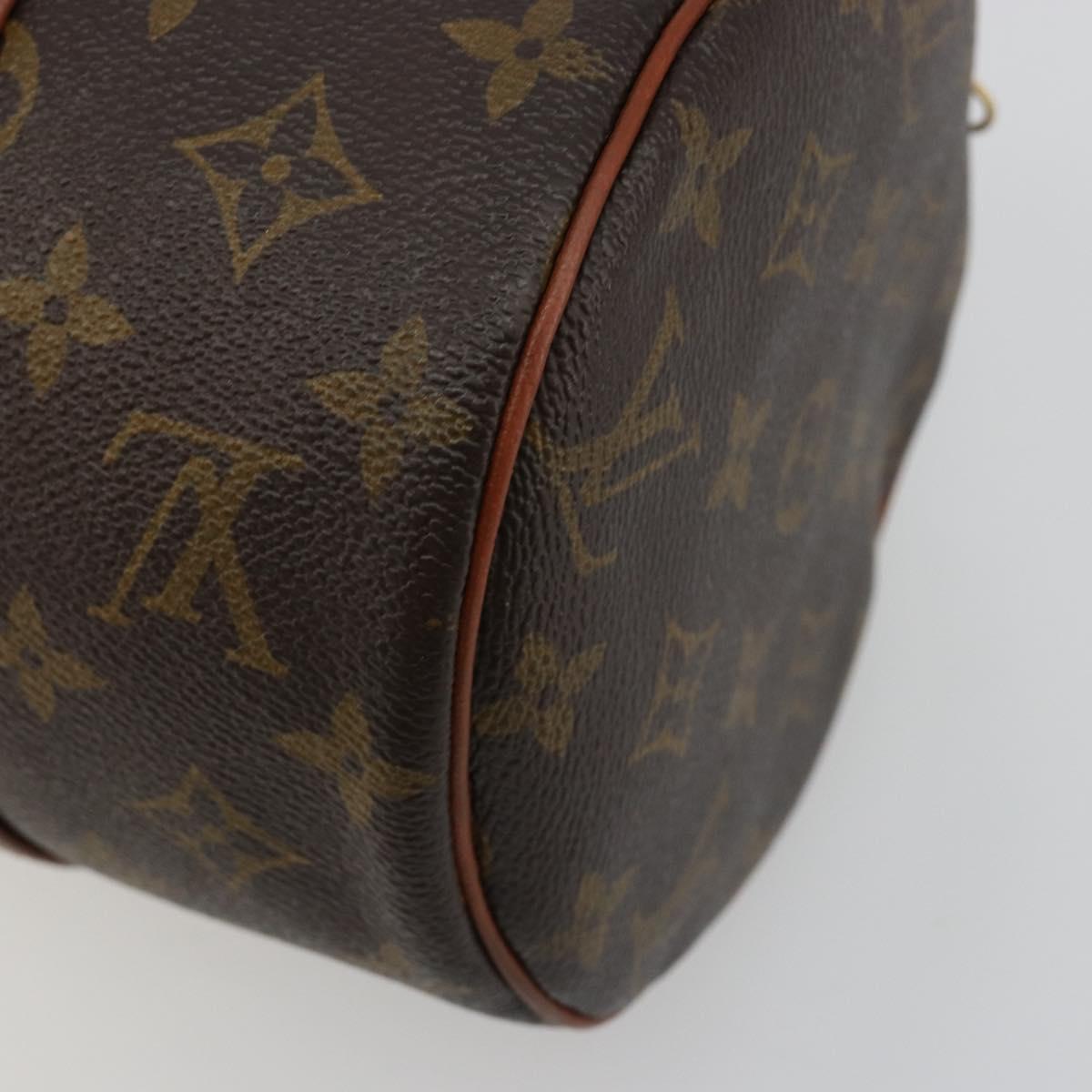 LOUIS VUITTON Monogram Papillon 30 Hand Bag M51385 LV Auth ka4677A