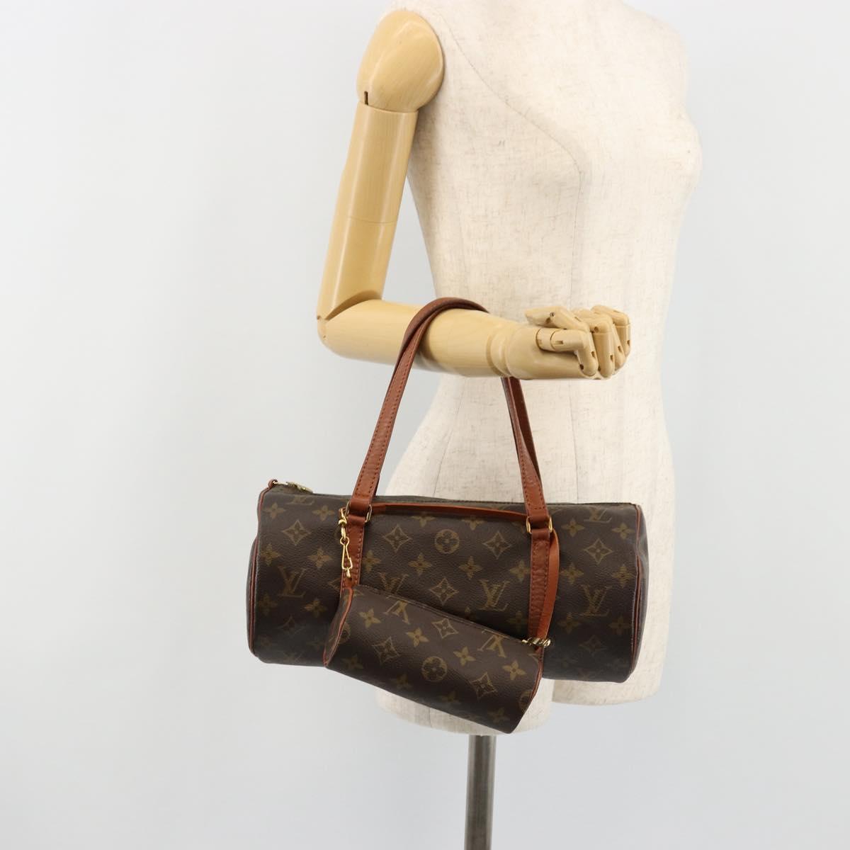 LOUIS VUITTON Monogram Papillon 30 Hand Bag M51385 LV Auth ka4677A