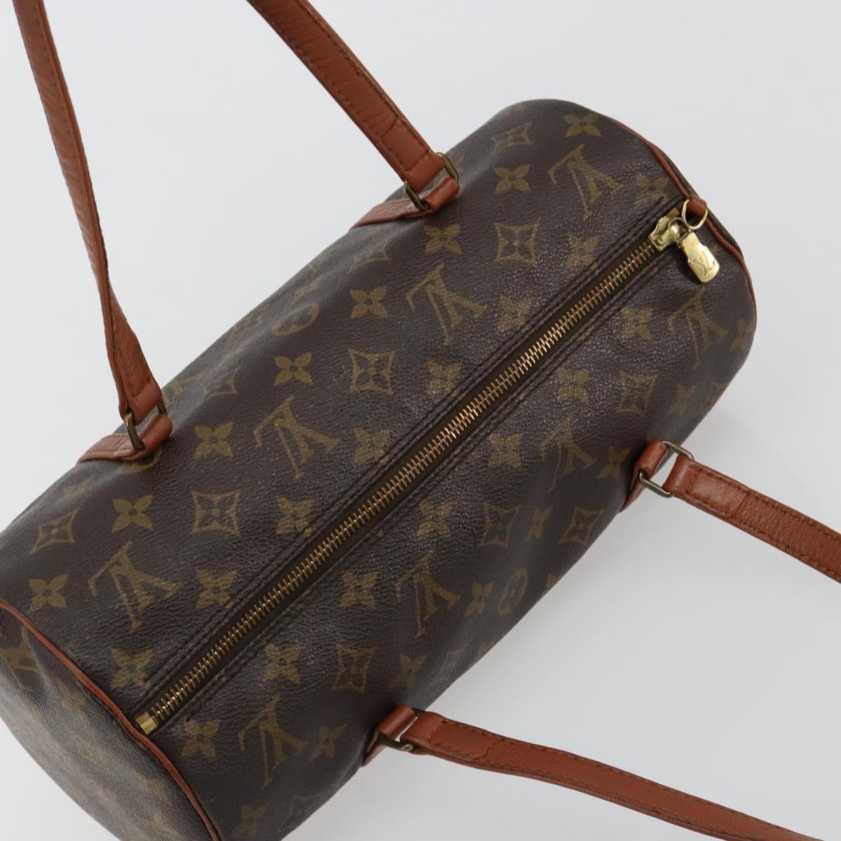 LOUIS VUITTON Monogram Papillon 30 Hand Bag M51385 LV Auth ka4677A