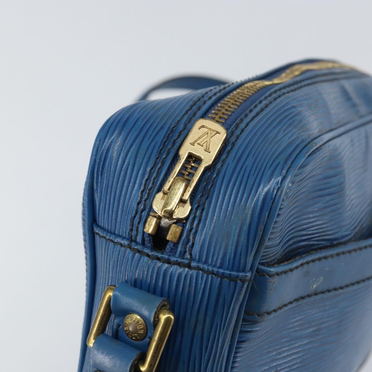 LOUIS VUITTON Epi Trocadero 23 Shoulder Bag Blue M52305 LV Auth ka468