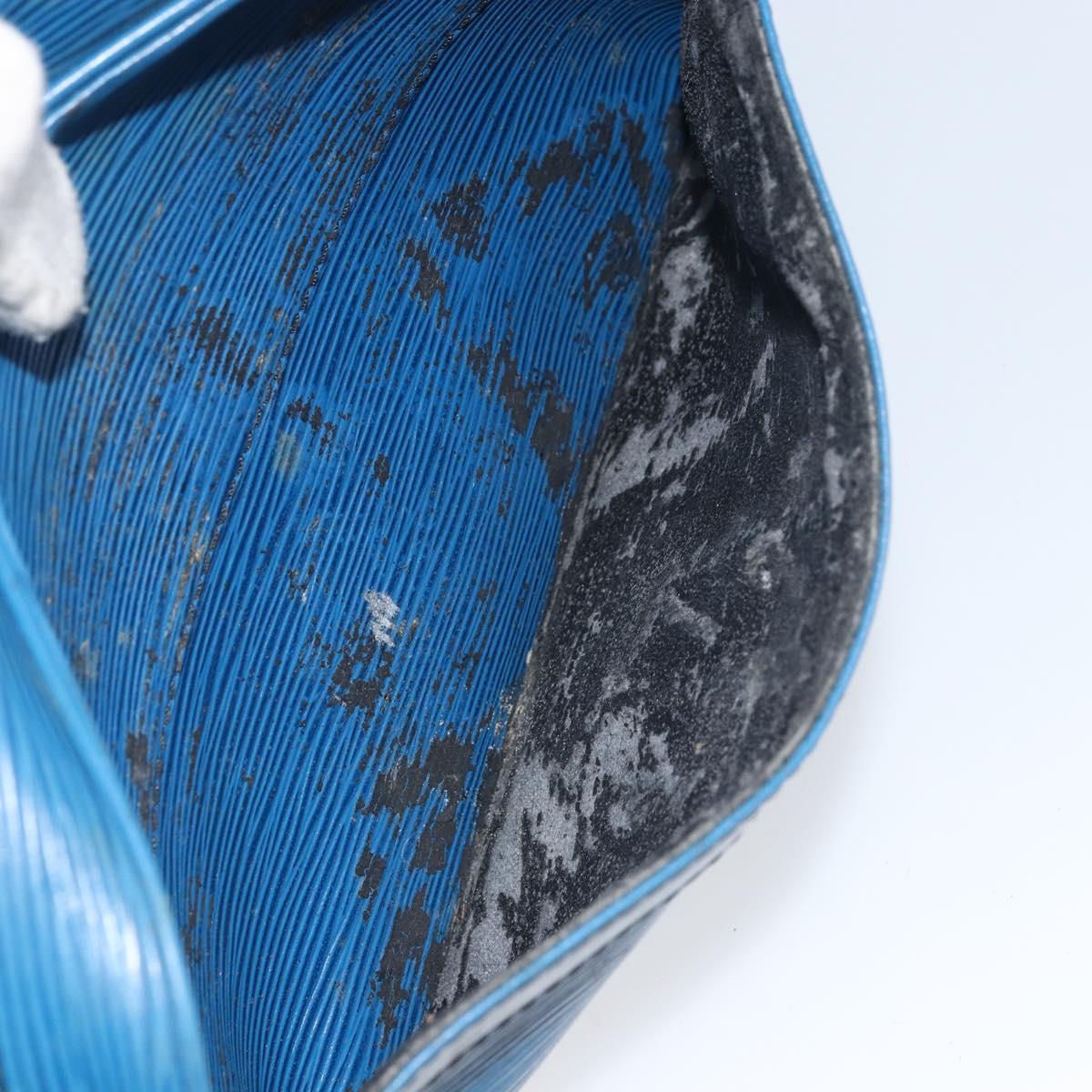 LOUIS VUITTON Epi Trocadero 23 Shoulder Bag Blue M52305 LV Auth ka468