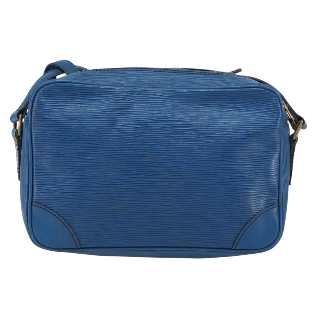 LOUIS VUITTON Epi Trocadero 23 Shoulder Bag Blue M52305 LV Auth ka468