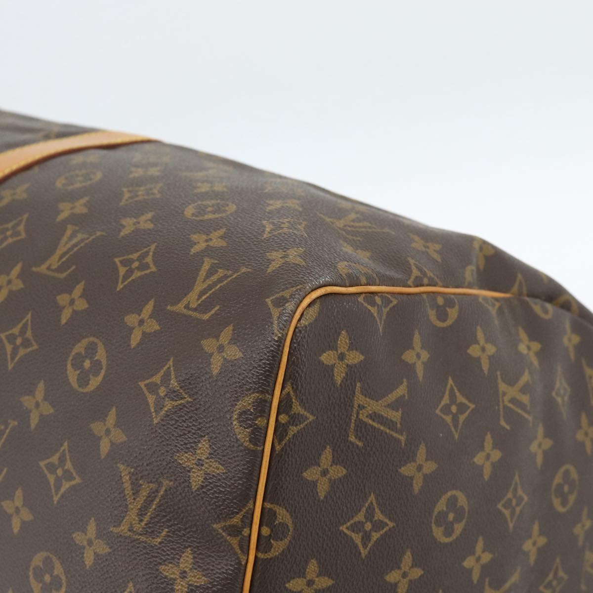 LOUIS VUITTON Monogram Keepall 55 Boston Bag M41424 LV Auth ka4680A