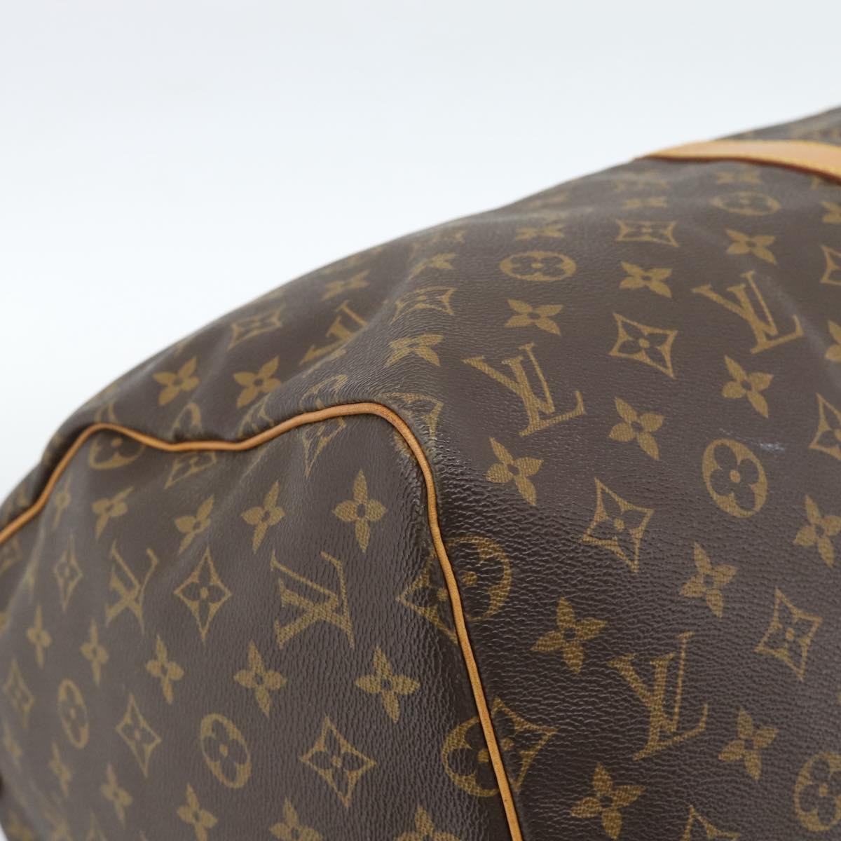 LOUIS VUITTON Monogram Keepall 55 Boston Bag M41424 LV Auth ka4680A