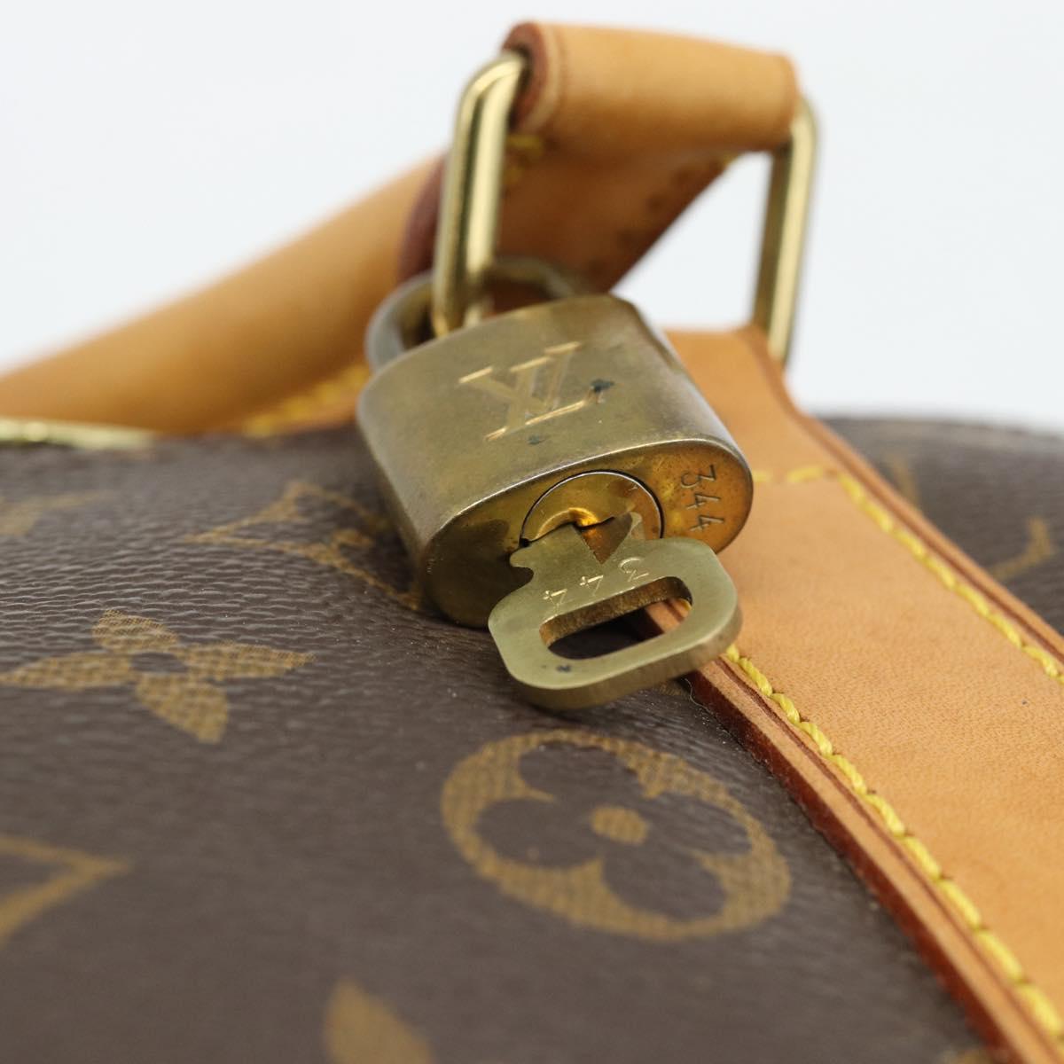 LOUIS VUITTON Monogram Keepall 55 Boston Bag M41424 LV Auth ka4680A