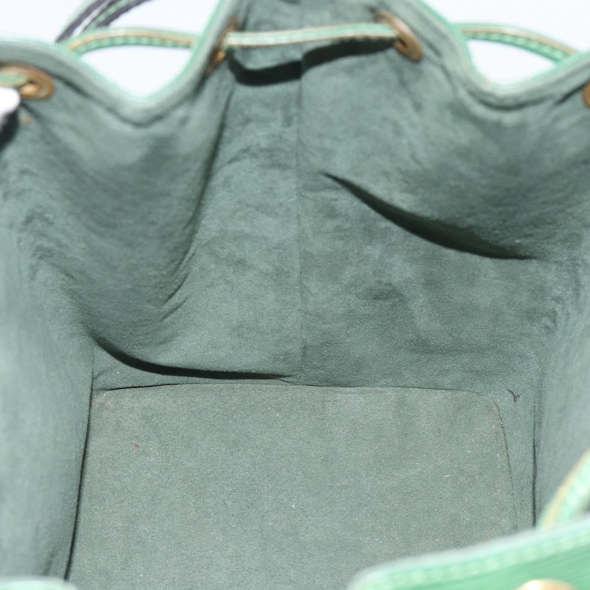 LOUIS VUITTON Epi Petit Noe Shoulder Bag Green M44104 LV Auth ka4681