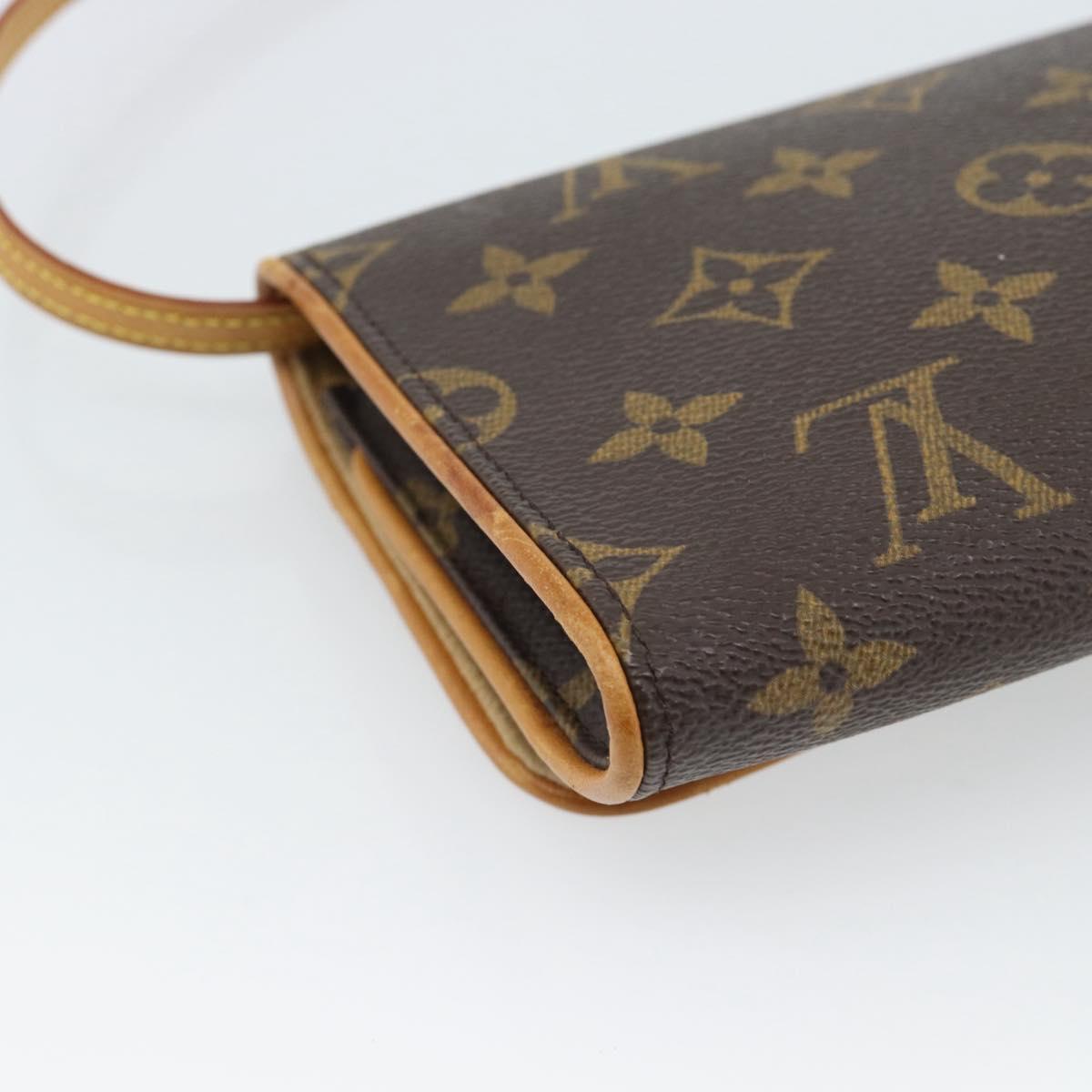 LOUIS VUITTON Monogram Pochette Twin GM Shoulder Bag M51852 LV Auth ka4683A
