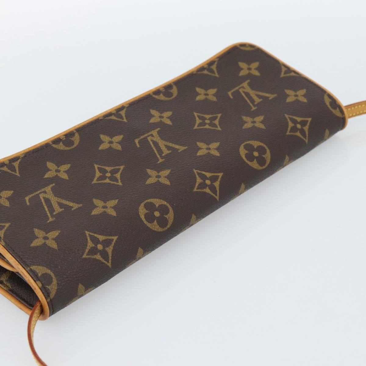 LOUIS VUITTON Monogram Pochette Twin GM Shoulder Bag M51852 LV Auth ka4683A
