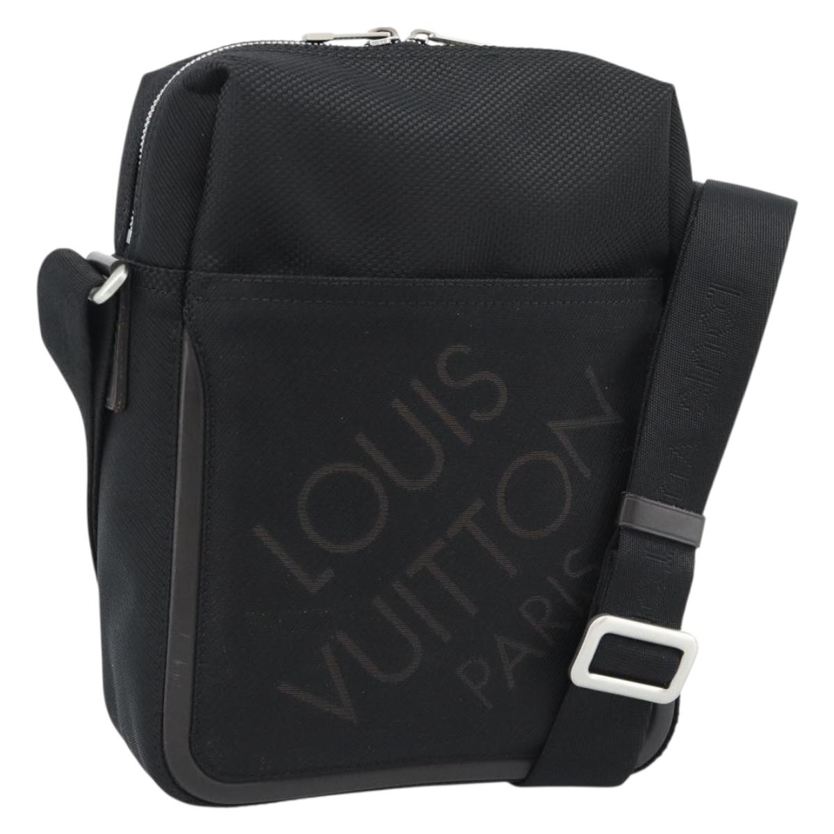 LOUIS VUITTON Damier Geant Citadan NM Shoulder Bag Black M93223 LV Auth ka4686V