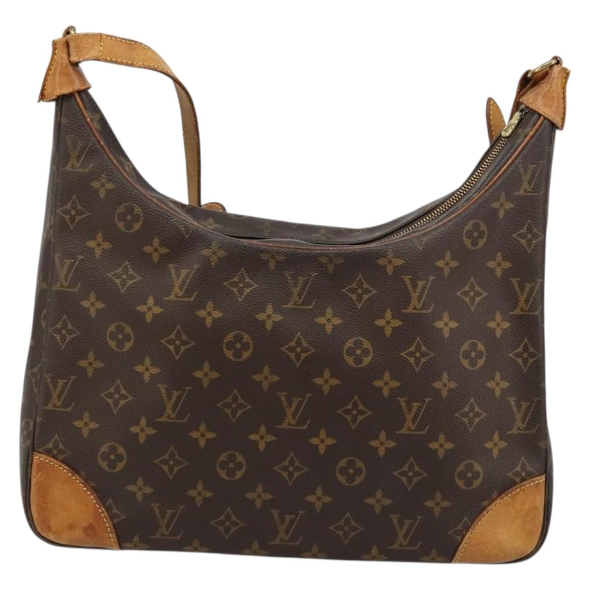 LOUIS VUITTON Monogram Boulogne 35 Shoulder Bag M51260 LV Auth ka4688