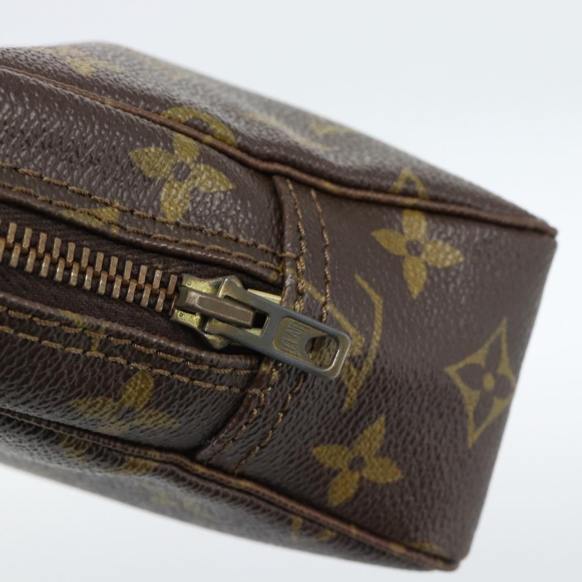 LOUIS VUITTON Monogram Trousse Toilette 23 Clutch Bag M47524 LV Auth ka4690
