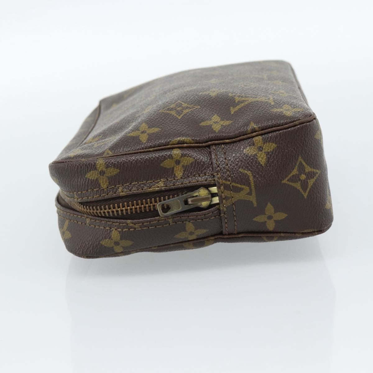 LOUIS VUITTON Monogram Trousse Toilette 23 Clutch Bag M47524 LV Auth ka4690