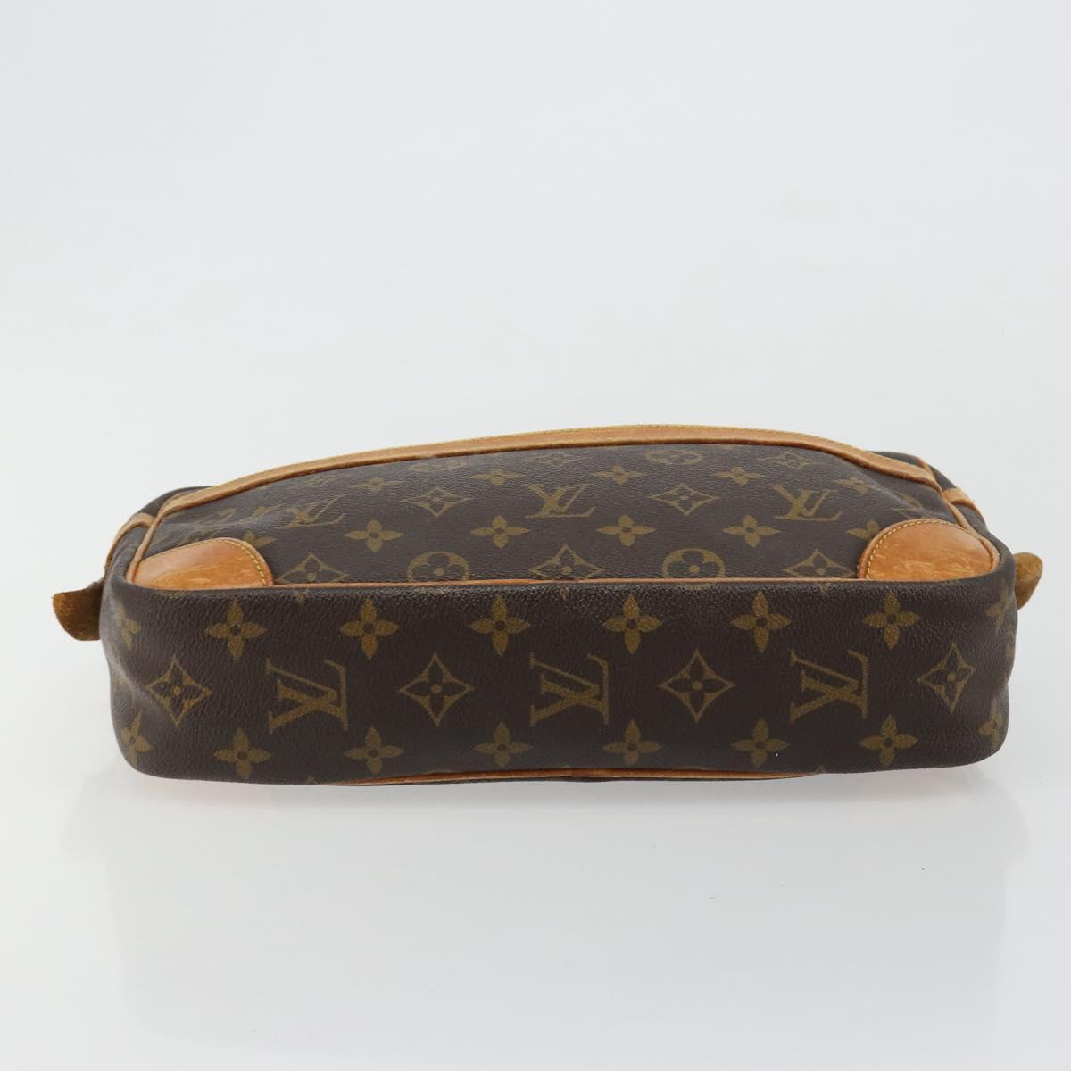 LOUIS VUITTON Monogram Compiegne 28 Clutch Bag M51845 LV Auth ka4698
