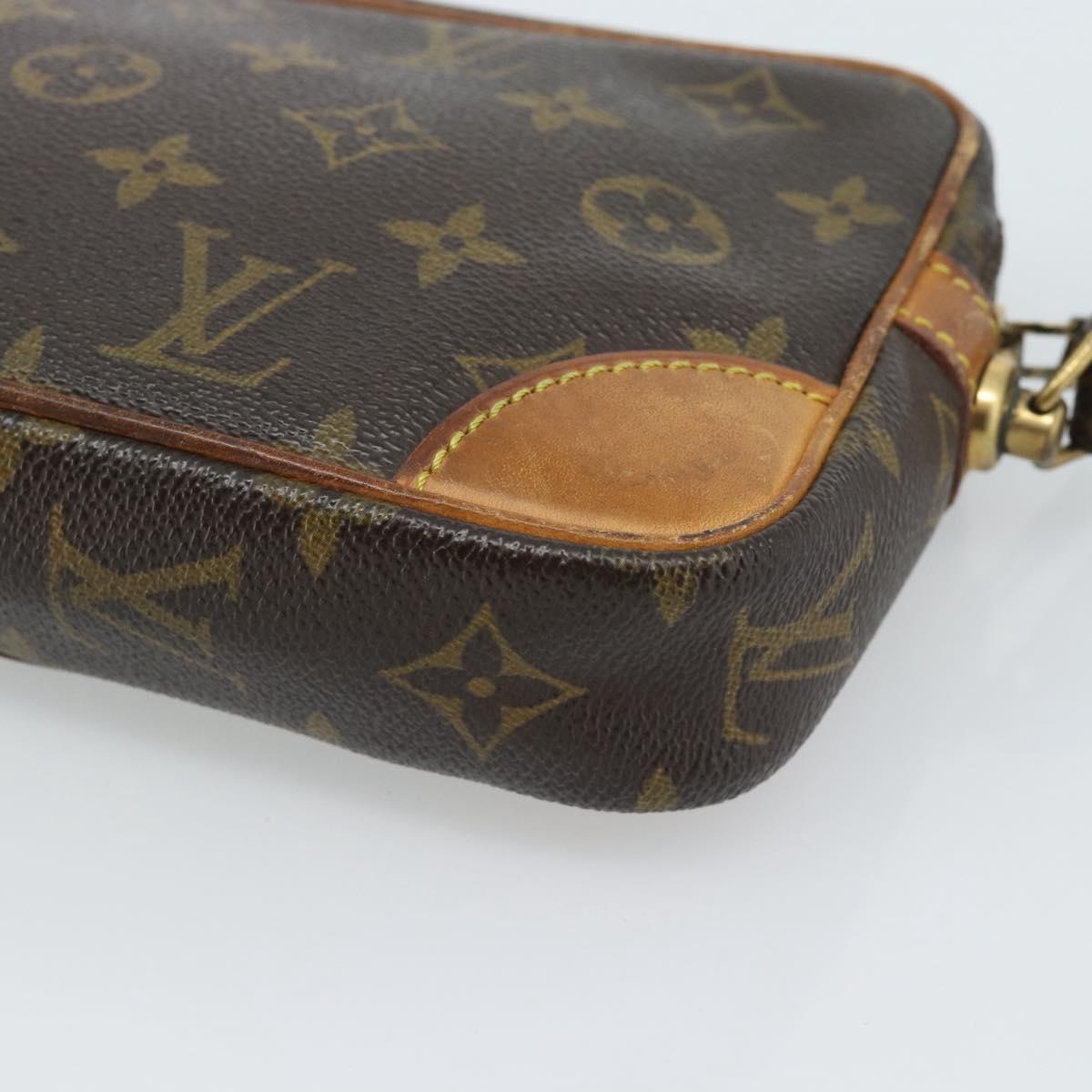 LOUIS VUITTON Monogram Marly Dragonne PM Clutch Bag M51827 LV Auth ka4699
