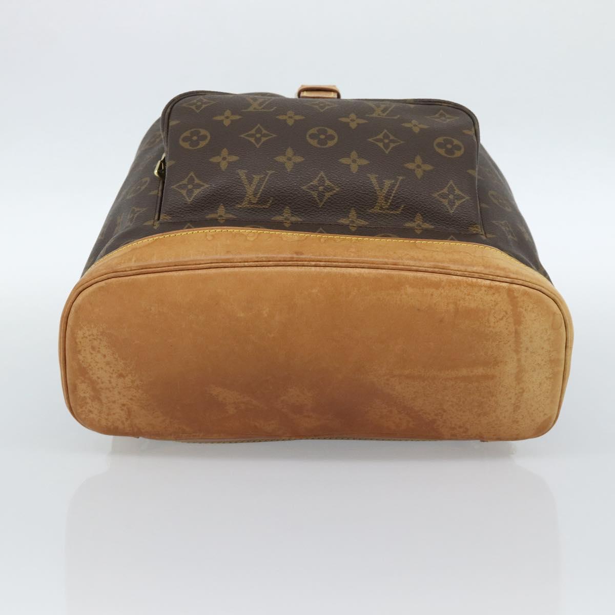 LOUIS VUITTON Monogram Montsouris GM Backpack M51135 LV Auth ka4703A