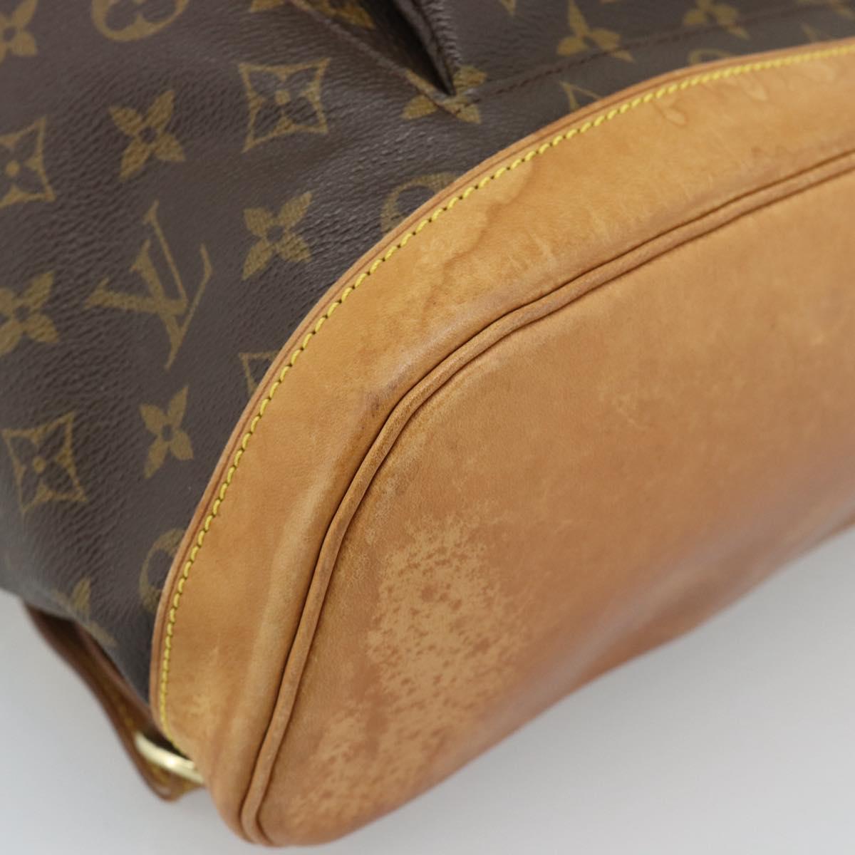 LOUIS VUITTON Monogram Montsouris GM Backpack M51135 LV Auth ka4703A