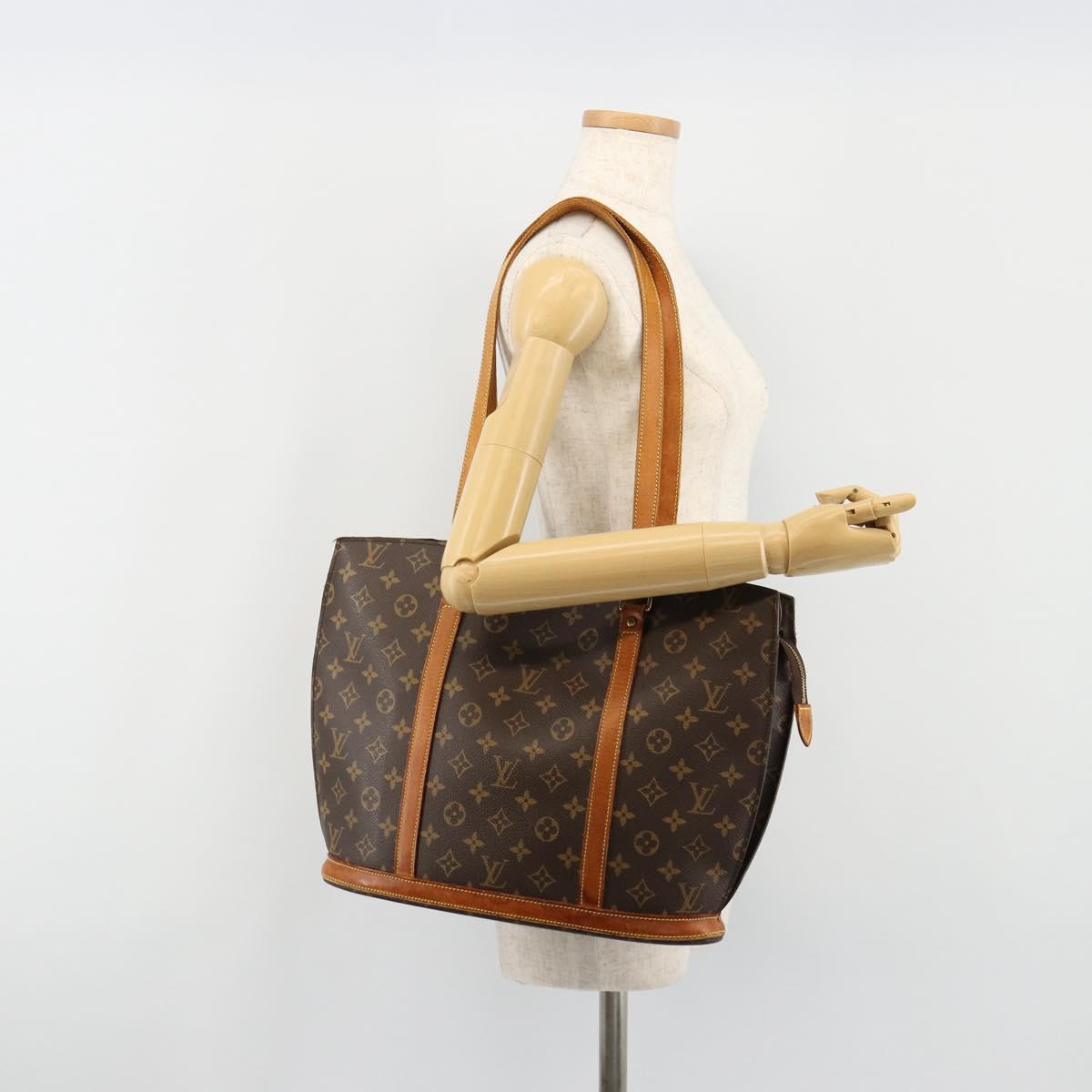 LOUIS VUITTON Monogram Babylone Tote Bag M51102 LV Auth ka4708