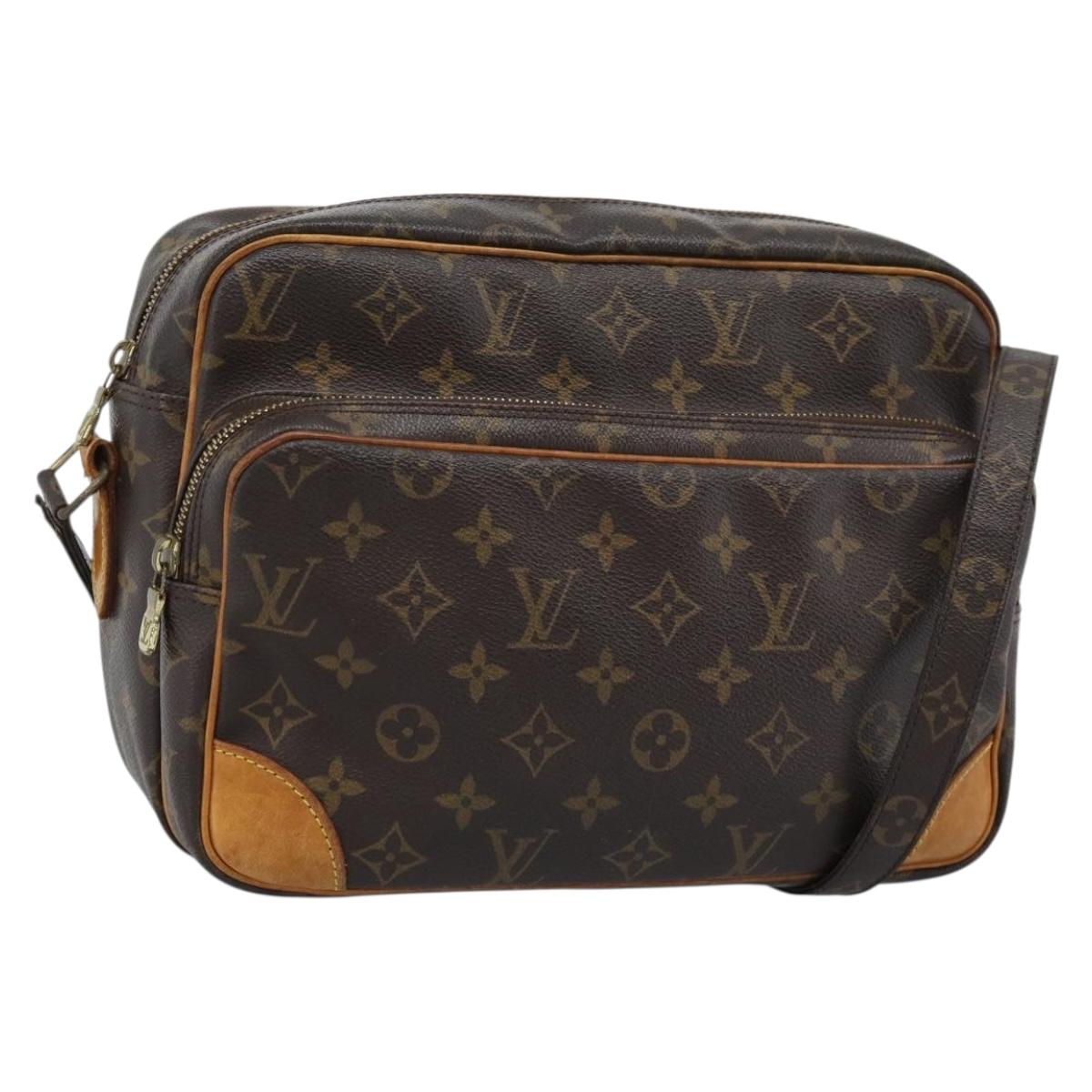 LOUIS VUITTON Monogram Nile Shoulder Bag M45244 LV Auth ka4709A