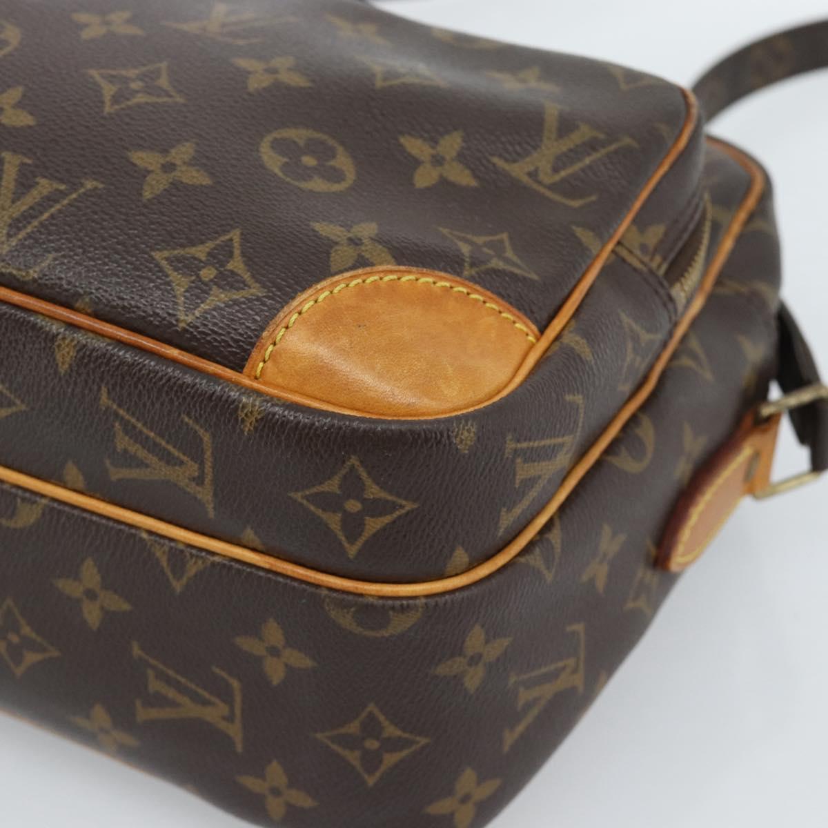 LOUIS VUITTON Monogram Nile Shoulder Bag M45244 LV Auth ka4709A