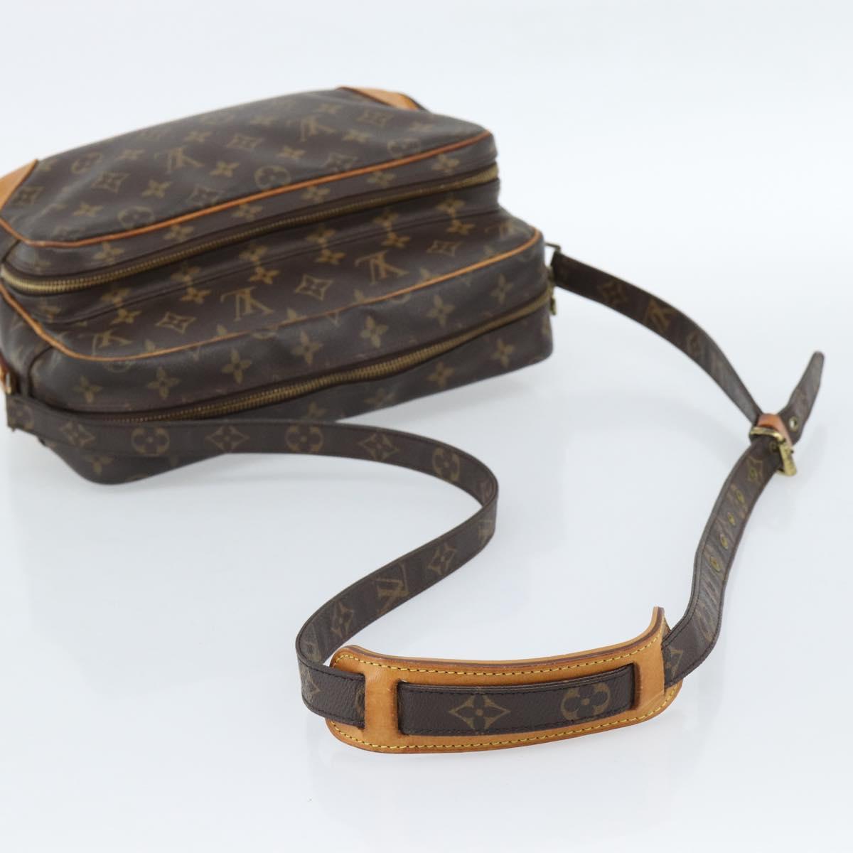 LOUIS VUITTON Monogram Nile Shoulder Bag M45244 LV Auth ka4709A