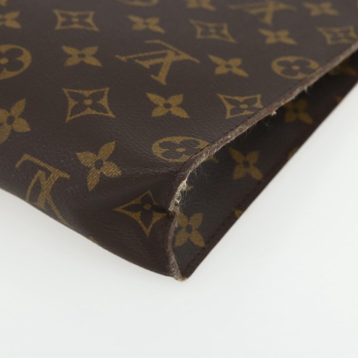 LOUIS VUITTON Monogram Poche Toilette 26 Pouch M47542 LV Auth ka471