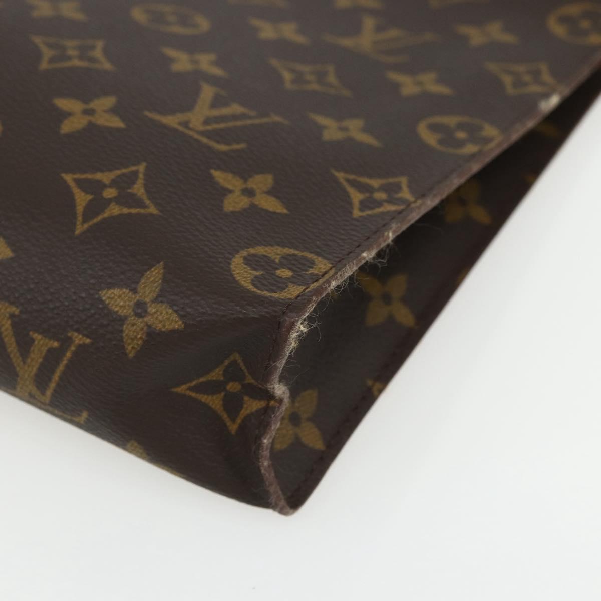 LOUIS VUITTON Monogram Poche Toilette 26 Pouch M47542 LV Auth ka471