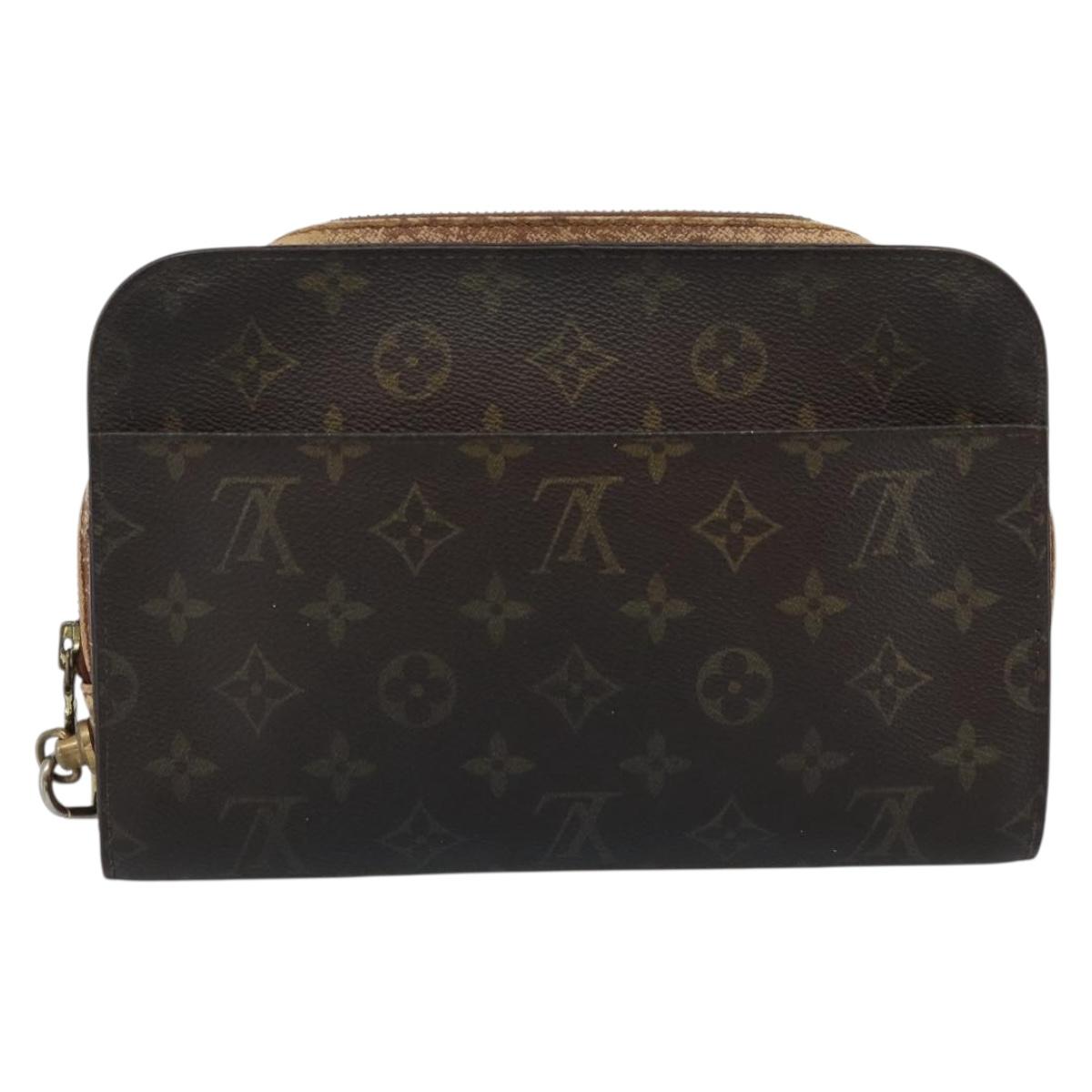 LOUIS VUITTON Monogram Orsay Clutch Bag M51790 LV Auth ka4710