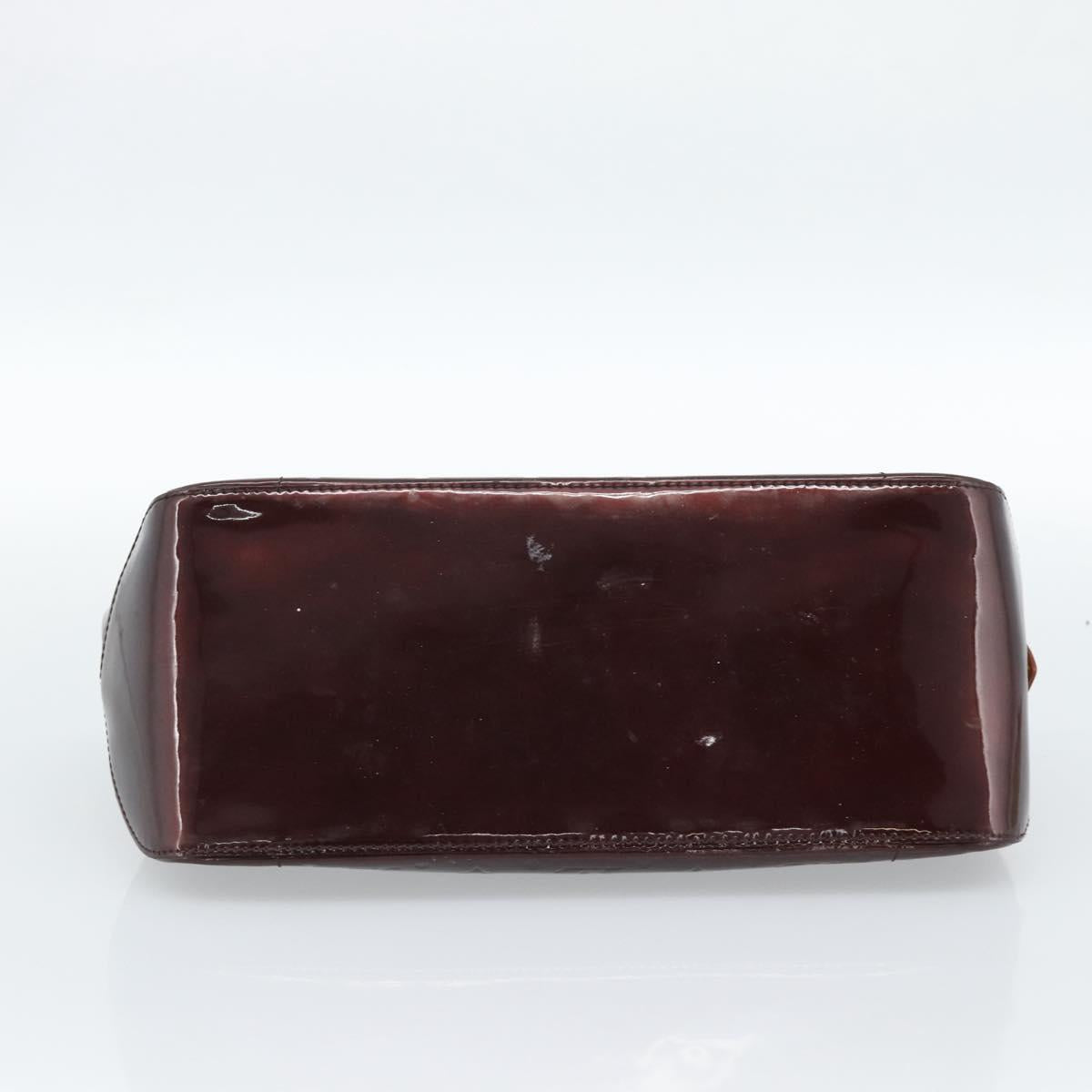 LOUIS VUITTON Monogram Vernis Rosewood Avenue Bag Amarante M93510 Auth ka4714A