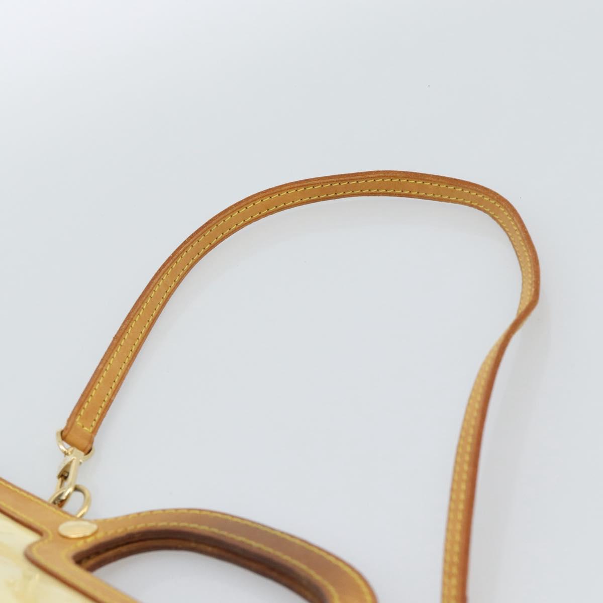 LOUIS VUITTON Monogram Vernis Roxbury Drive Bag 2Way Perle M91374 Auth ka4715
