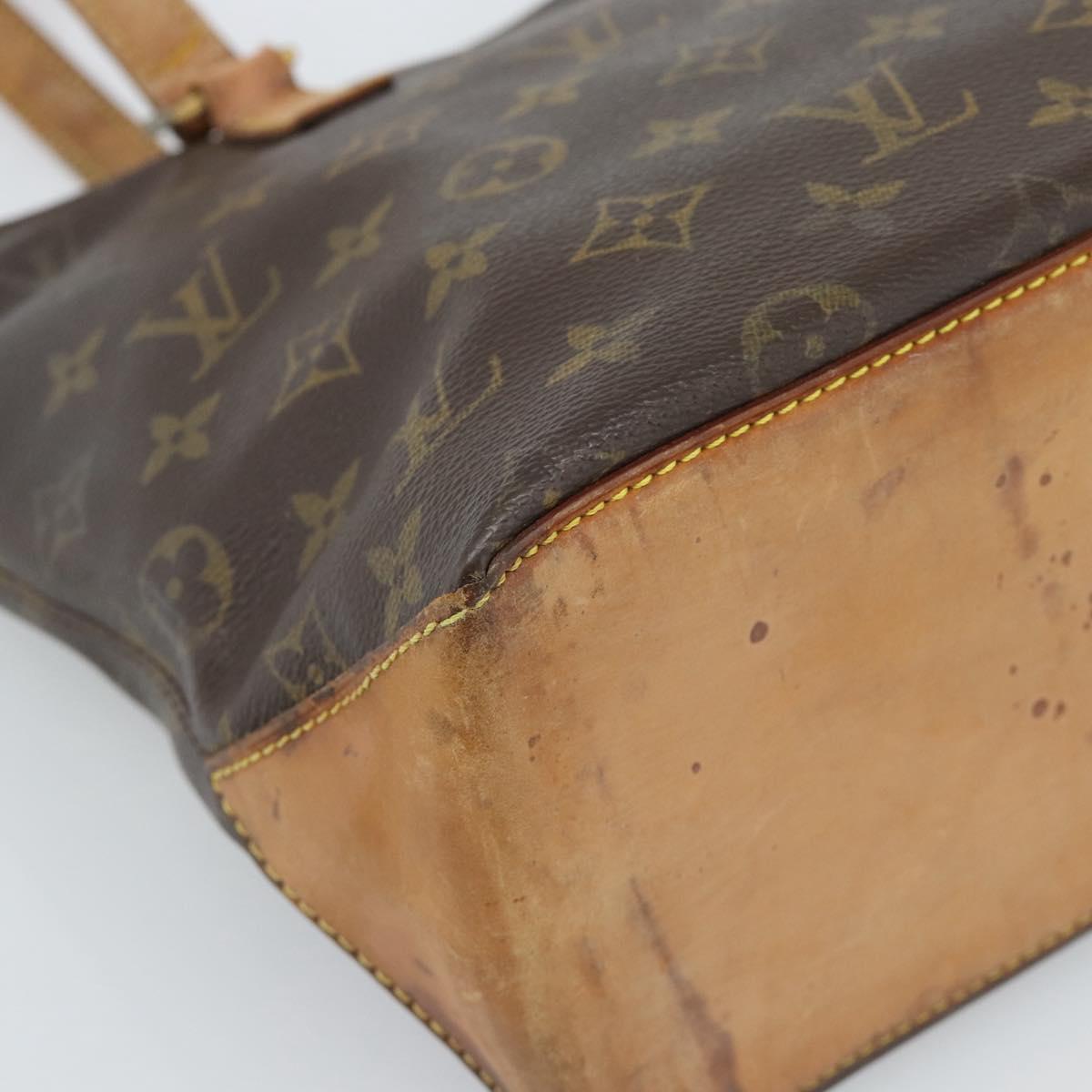 LOUIS VUITTON Monogram Cabas Piano Tote Bag M51148 LV Auth ka4718