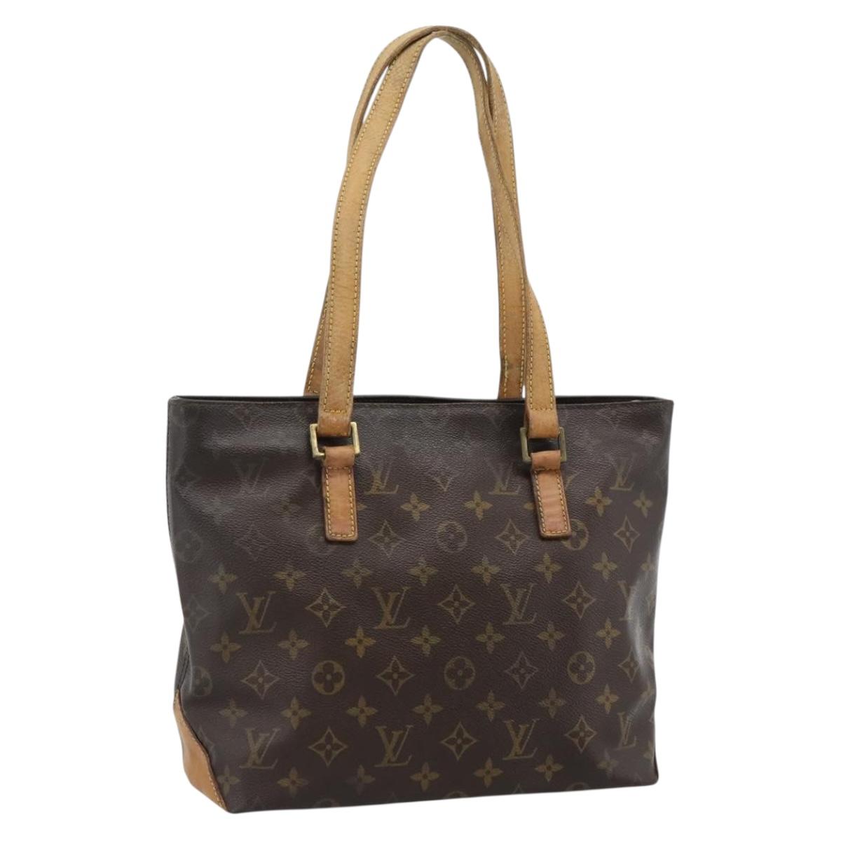 LOUIS VUITTON Monogram Cabas Piano Tote Bag M51148 LV Auth ka4718