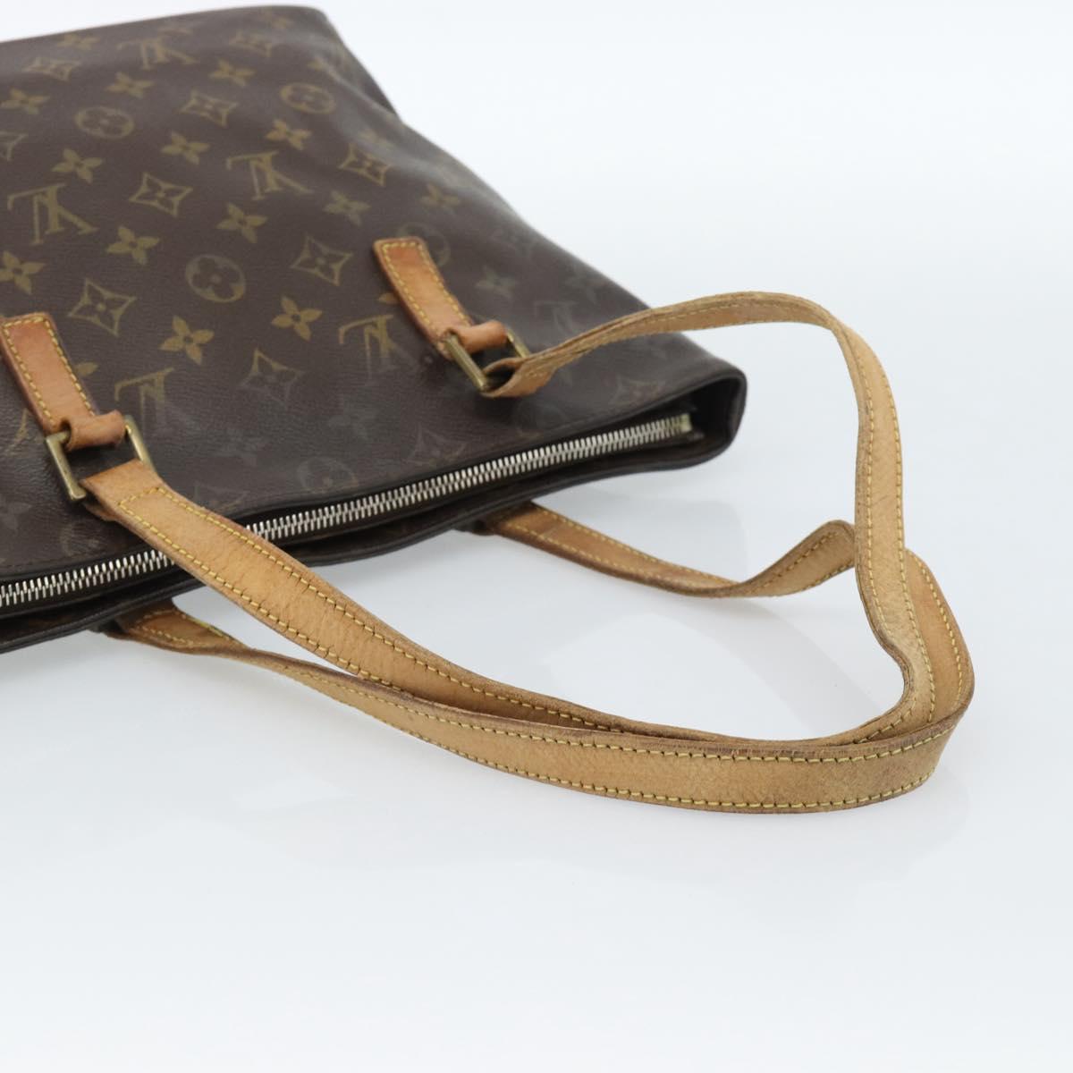LOUIS VUITTON Monogram Cabas Piano Tote Bag M51148 LV Auth ka4718