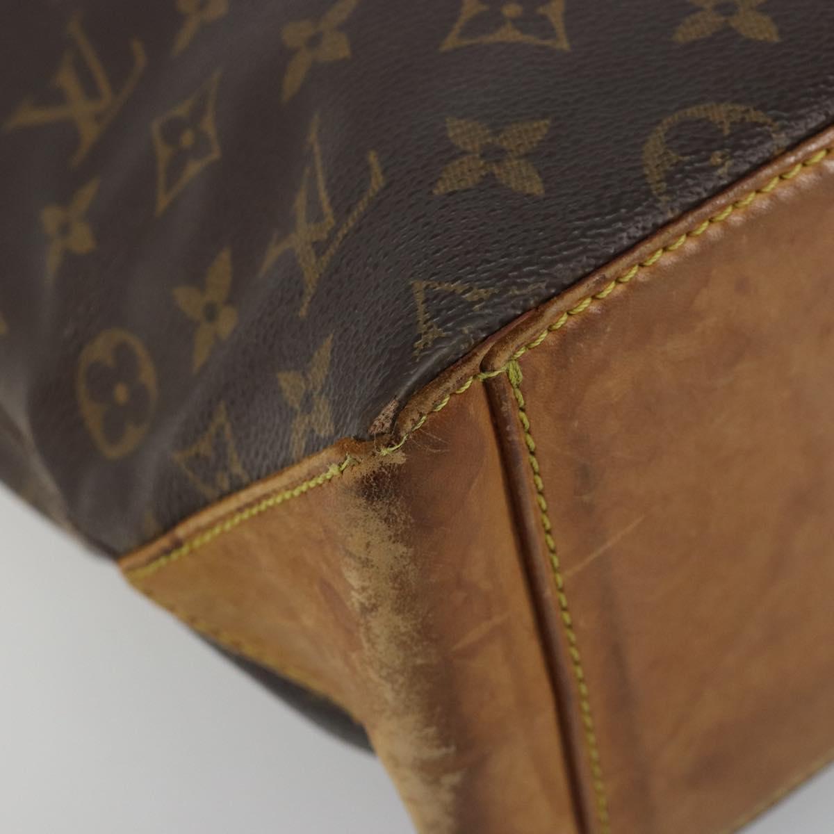 LOUIS VUITTON Monogram Cabas Piano Tote Bag M51148 LV Auth ka4719