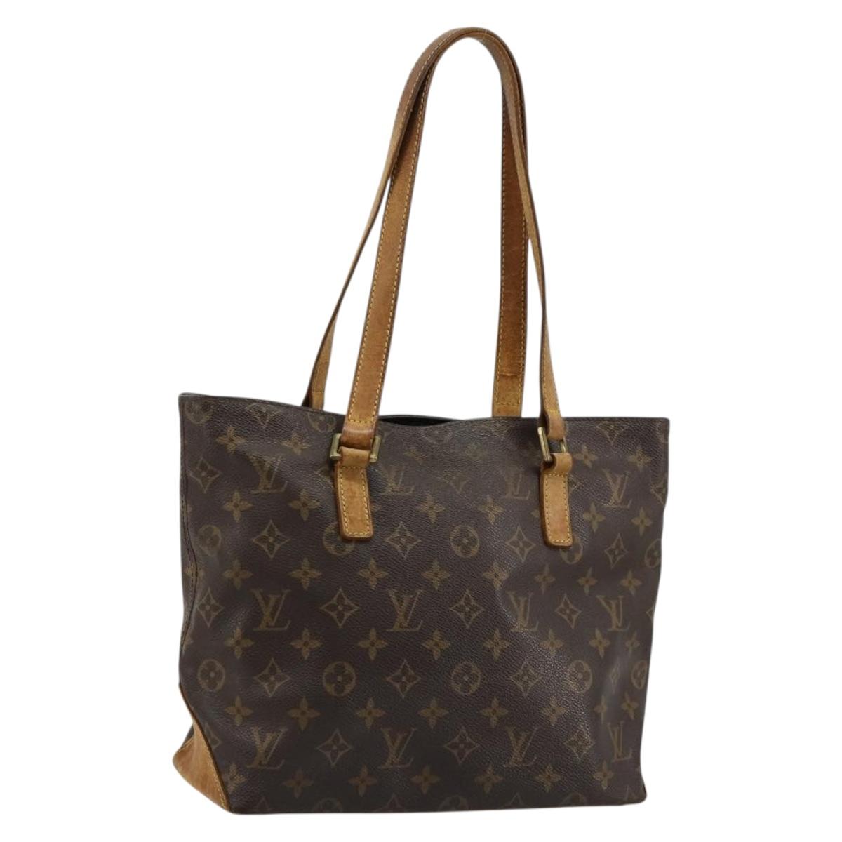 LOUIS VUITTON Monogram Cabas Piano Tote Bag M51148 LV Auth ka4719