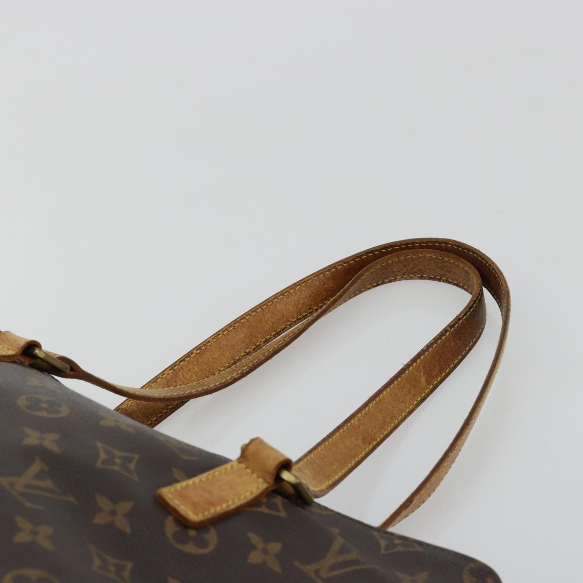 LOUIS VUITTON Monogram Cabas Piano Tote Bag M51148 LV Auth ka4719
