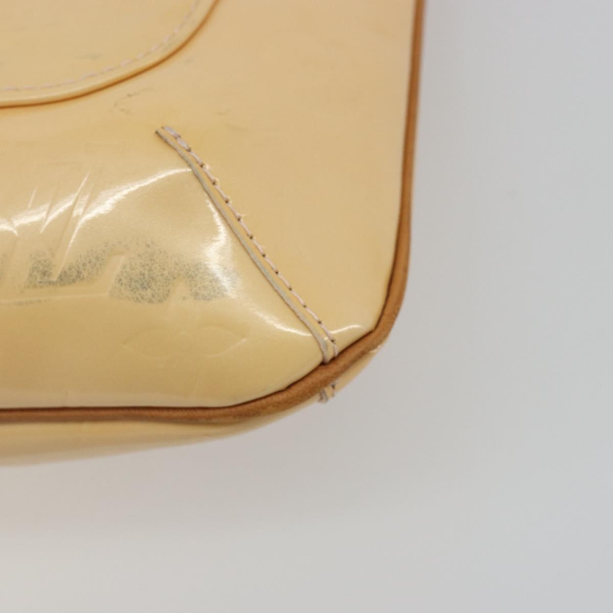LOUIS VUITTON Vernis Thompson Street Bag Marshmallow Pink M91070 Auth ka4720A
